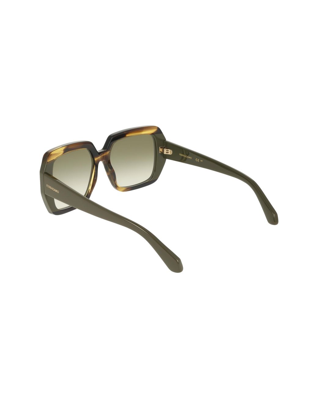Ferragamo Black Sf2081S 322 Sunglasses Acetate Squared Normal Shaded