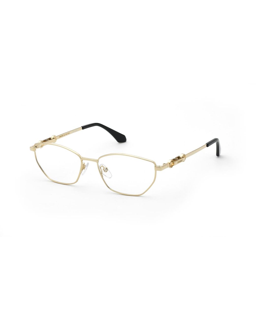 Twinset Black Vtw139 300 Optical Frames Metal Geometric