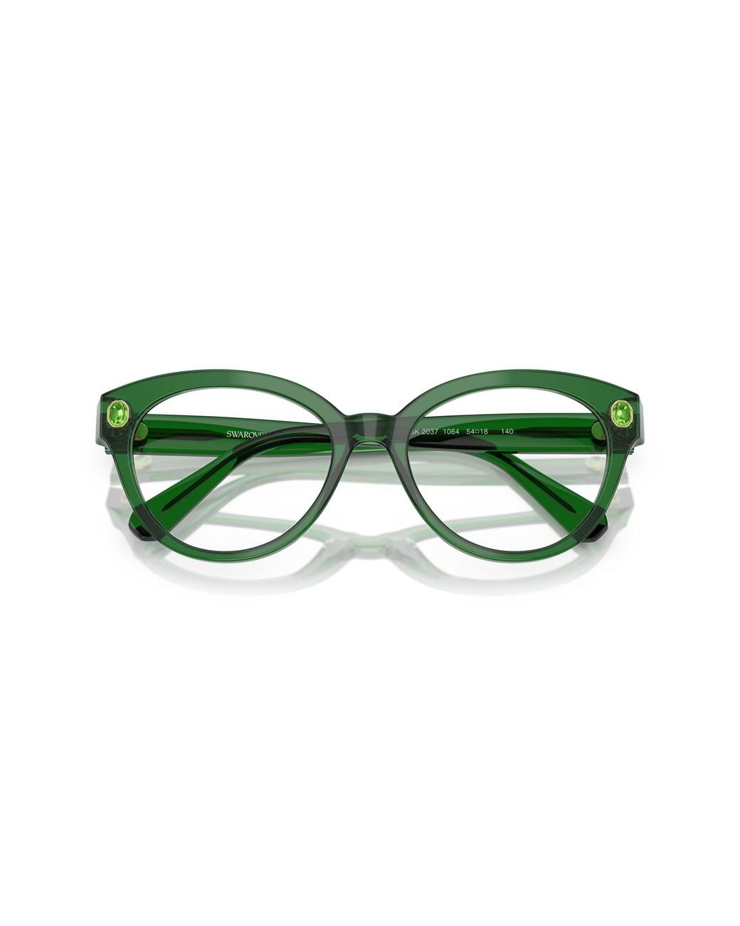 Swarovski Black Sk2037 1064 Optical Frames Acetate Round Normal