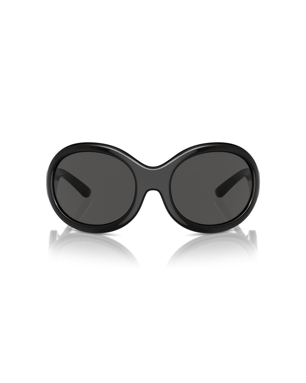 Dolce & Gabbana Black Dg6201 501/87 Sunglasses Injected Round Normal