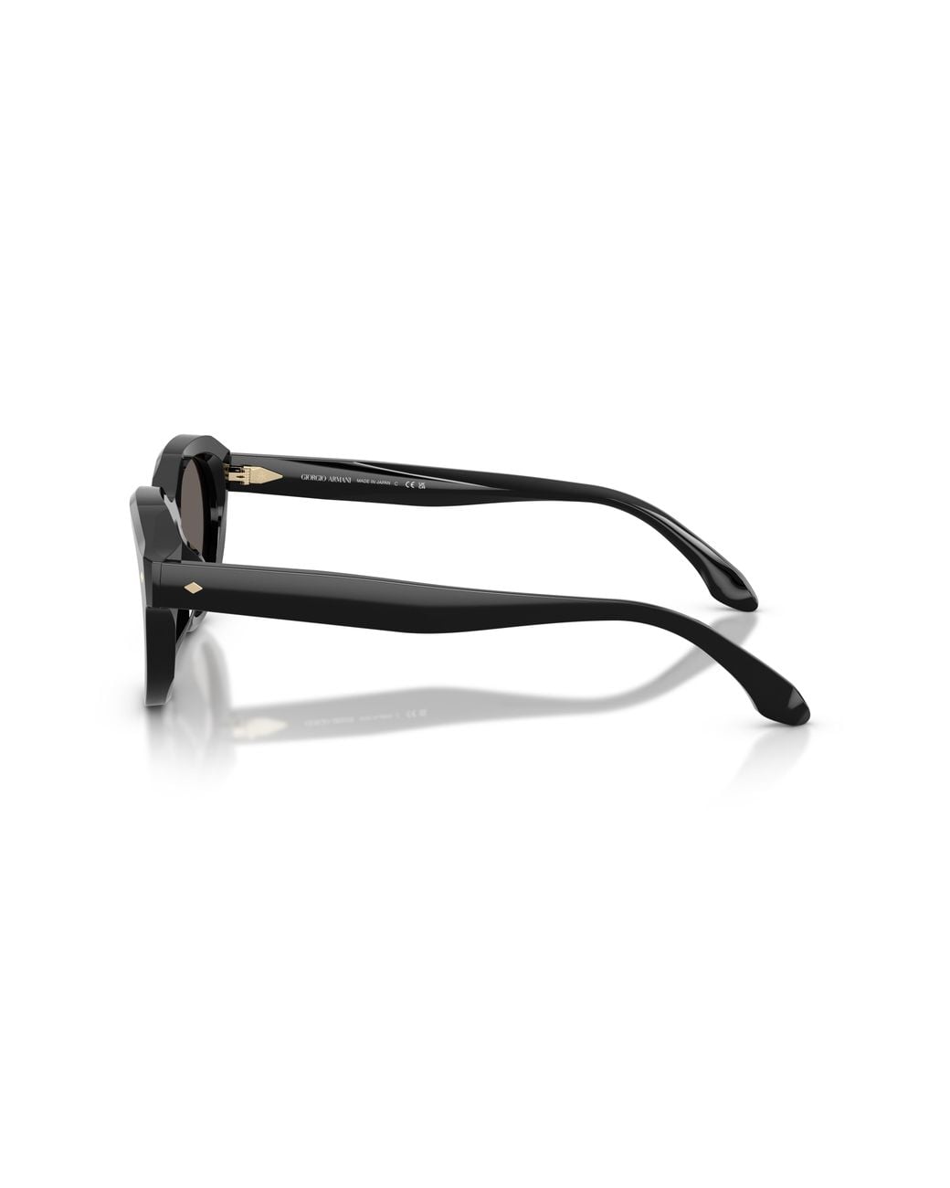 Giorgio Armani Black Ar8261U 6060B1 Sunglasses Acetate Round Normal for men