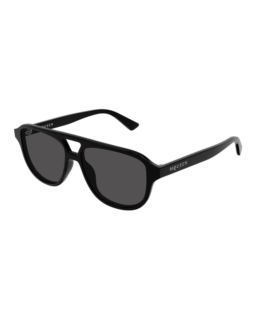 McQueen Black Am0573S 001 Sunglasses Acetate Pilot