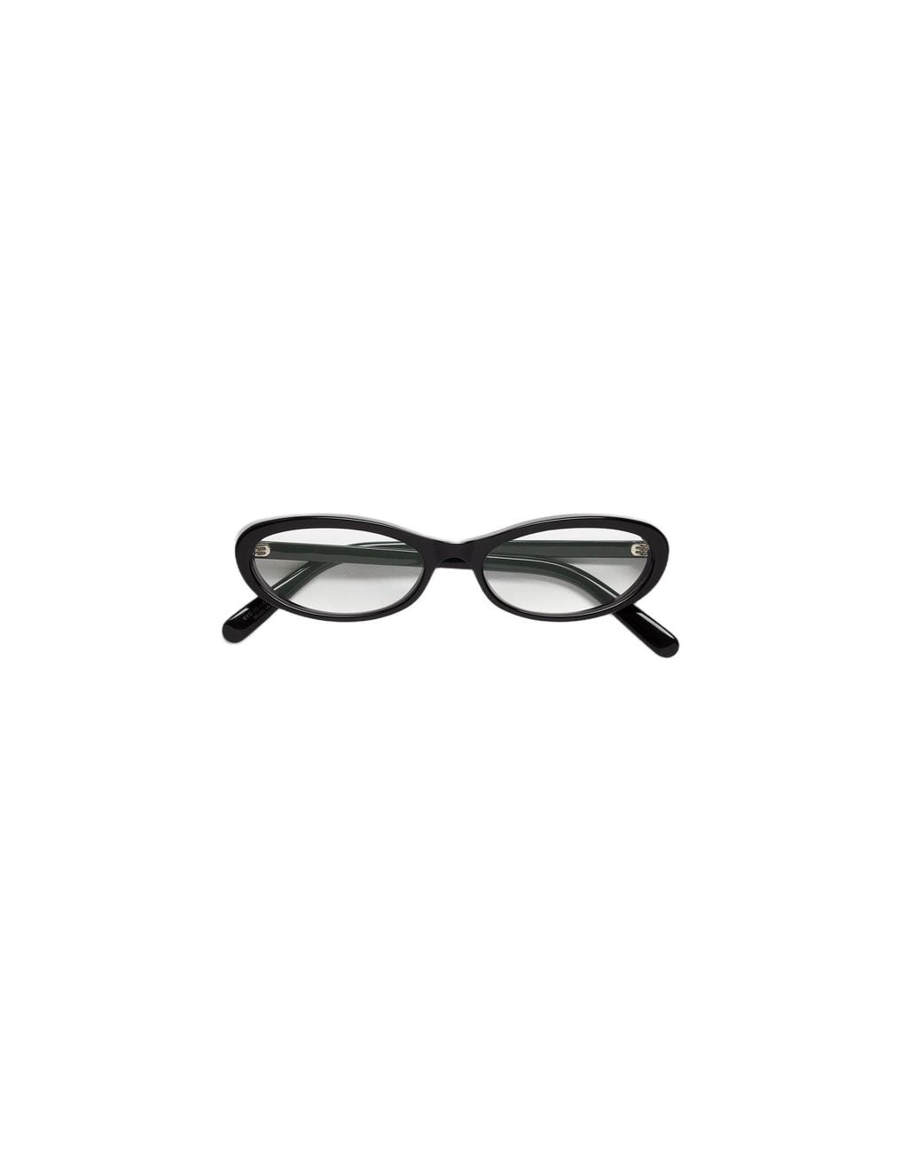 MM6 by Maison Margiela Black 6Yd Lunettes 25 Optical Optical Frames Acetato Trasparente Cat Eye