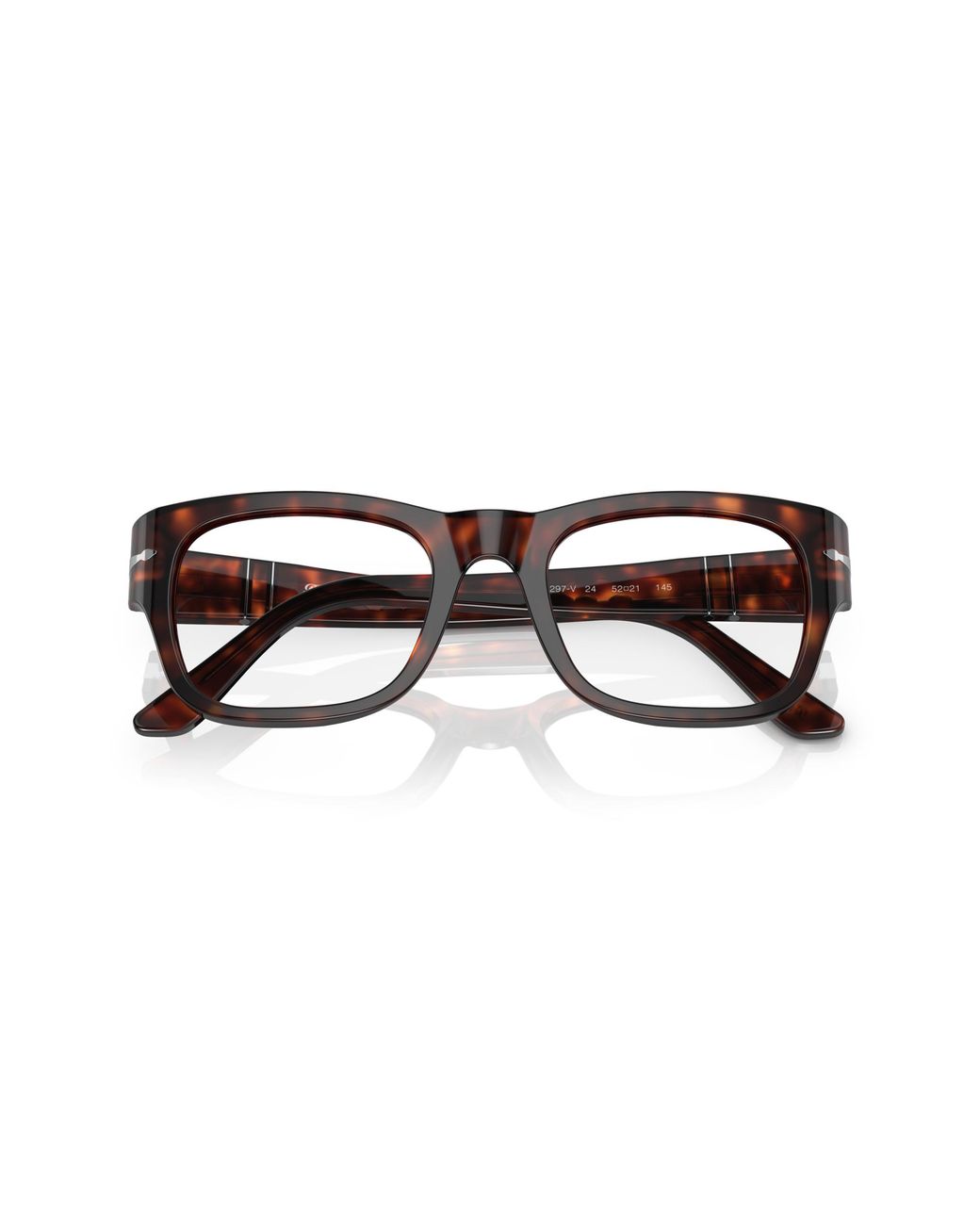 Persol Black Po3297V 24 Optical Frames Acetate Transparent Squared Normal