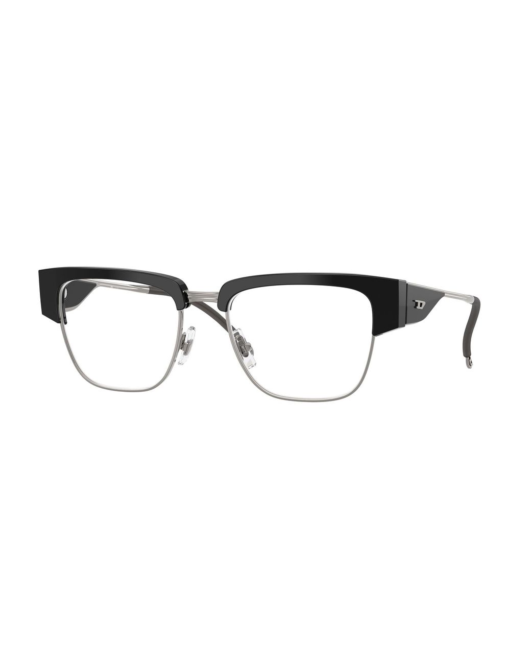 DIESEL Black Dl4005 2001 Optical Frames Acetate Squared Normal