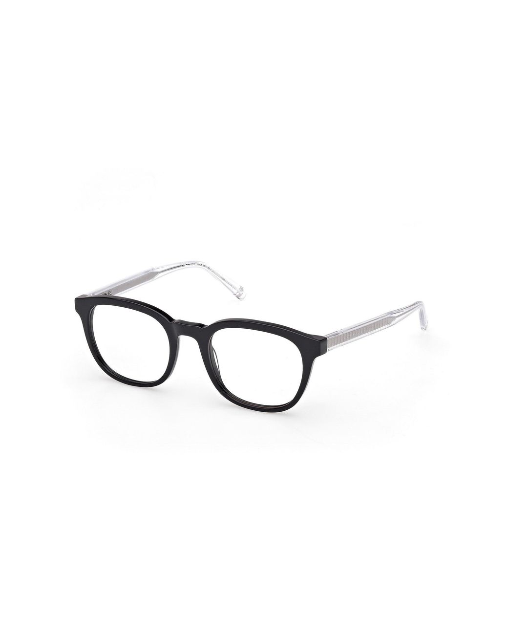 Timberland Black Tb50084 001 Optical Frames Acetate Round Normal for men