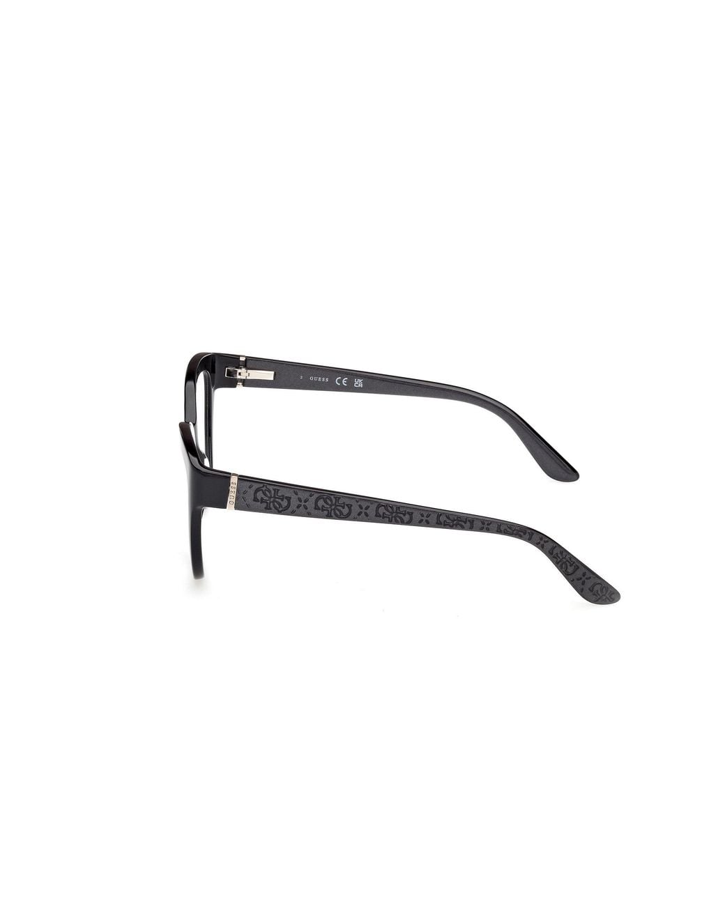 Guess Black Gu50232 001 Optical Frames Acetate Cat Eye Normal