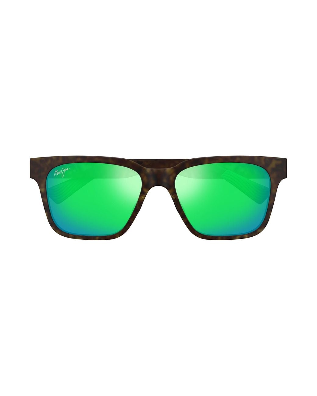Maui Jim Green Mj0631S 002 Occhiali Da Sole Bio-Iniettato Verde Squadrata