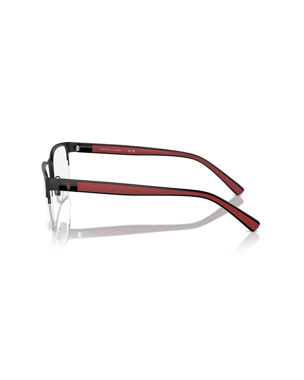 Polo Ralph Lauren Black Ph1228 9223 Optical Frames Metal Pillow Normal for men
