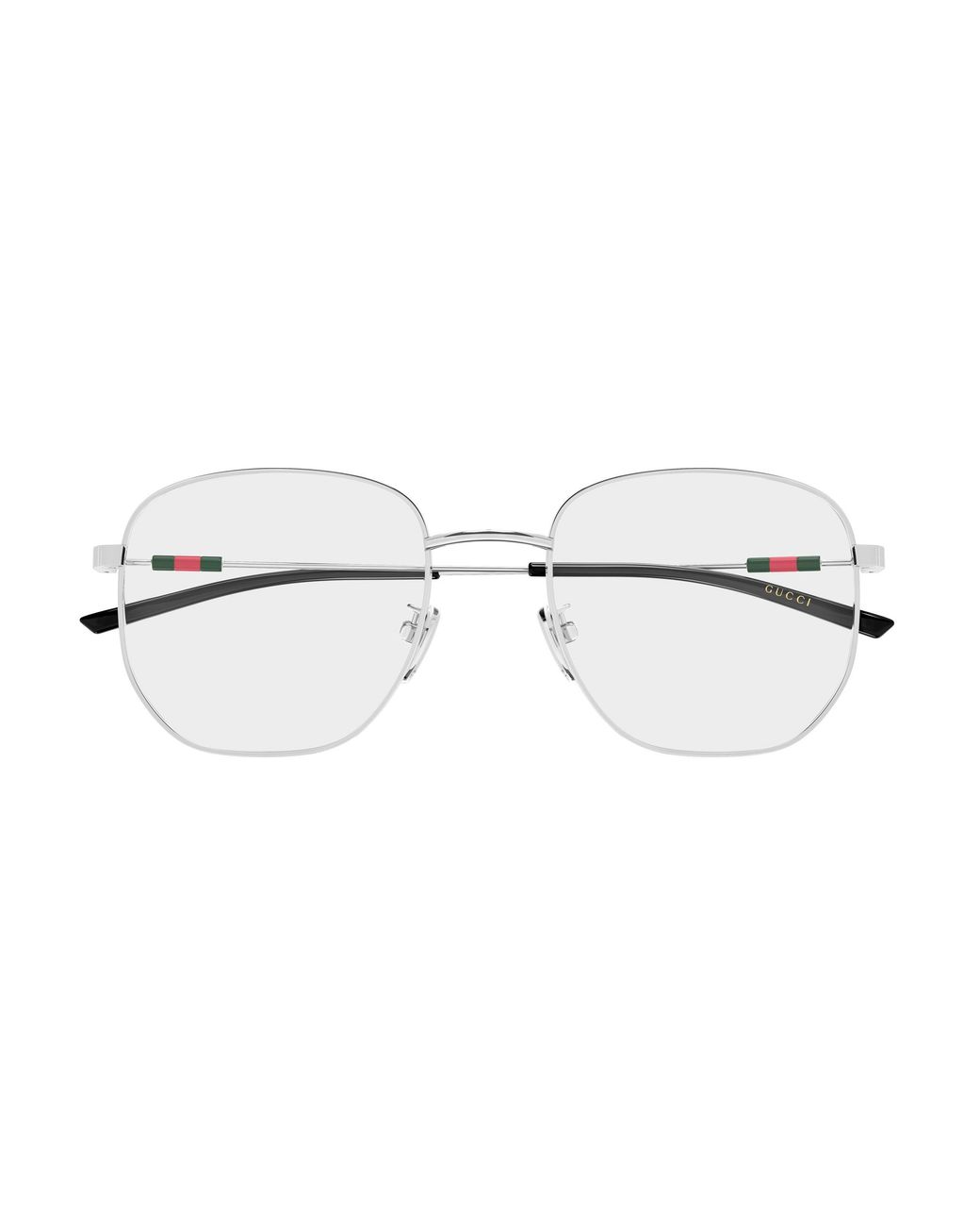 Gucci Black Gg2140Ok 002 Optical Frames Metal Transparent Round