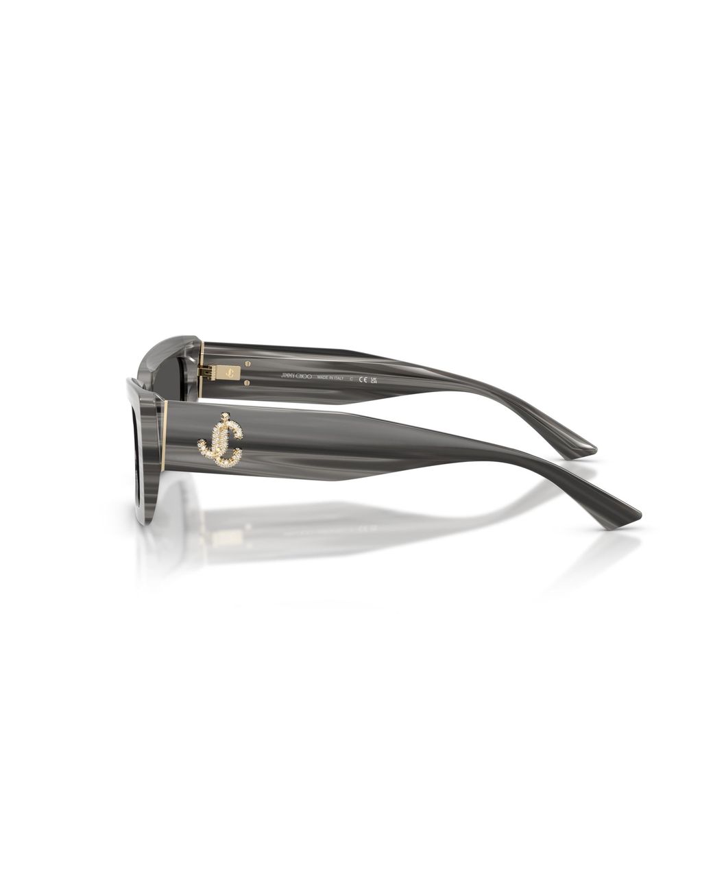 Jimmy Choo Black Jc5037Bu 506387 Sunglasses Acetate Cat Eye Normal