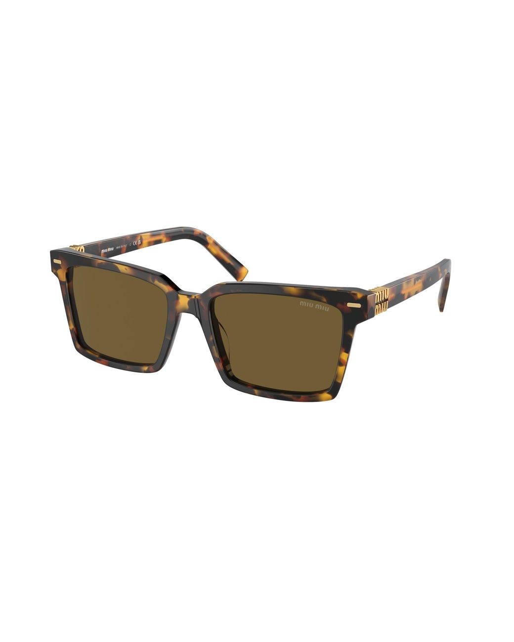 Miu Miu Black Mu 13Zs Vau01T Sunglasses Acetate Squared Normal