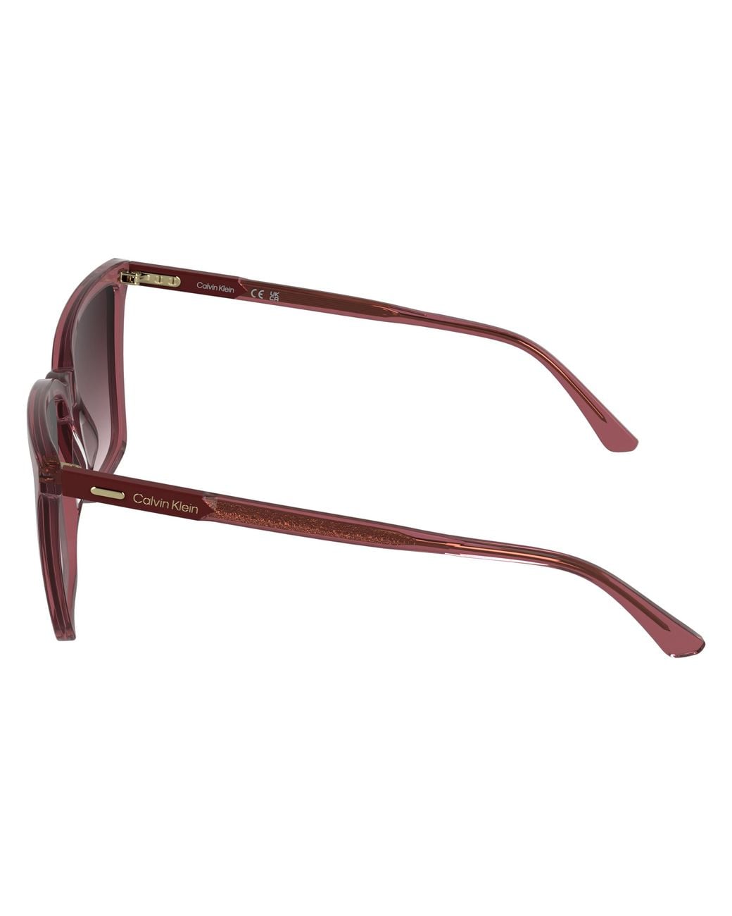 Calvin Klein Black Ck26506S 605 Sunglasses Acetate Butterfly Normal