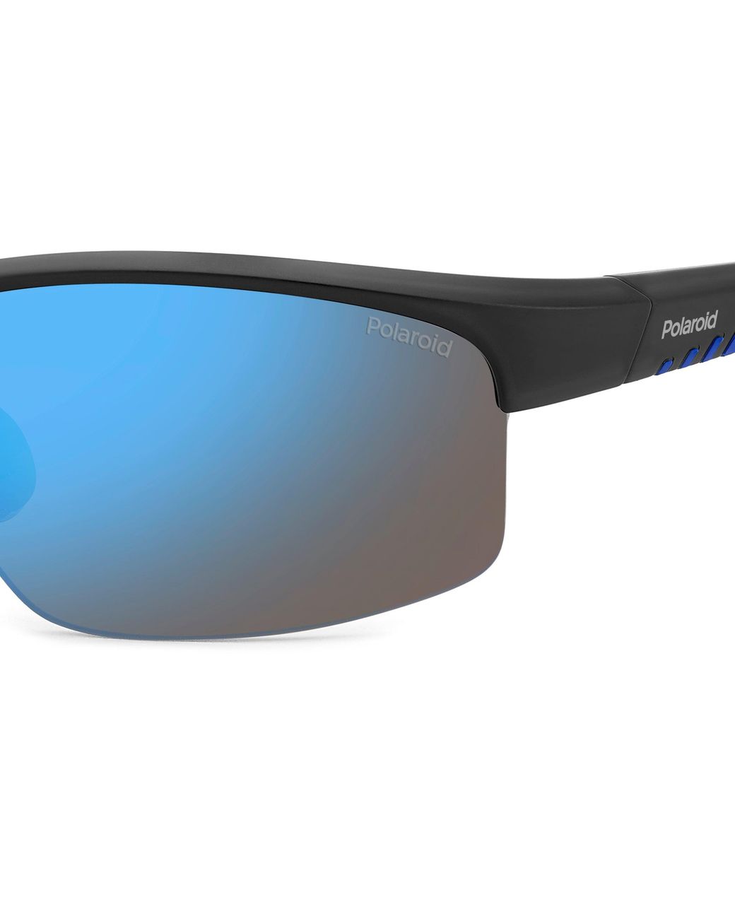 Polaroid Black Pld 7018/N/S 0Vk/5X Sunglasses Polycarbonate Geometric Polarized Mirror for men