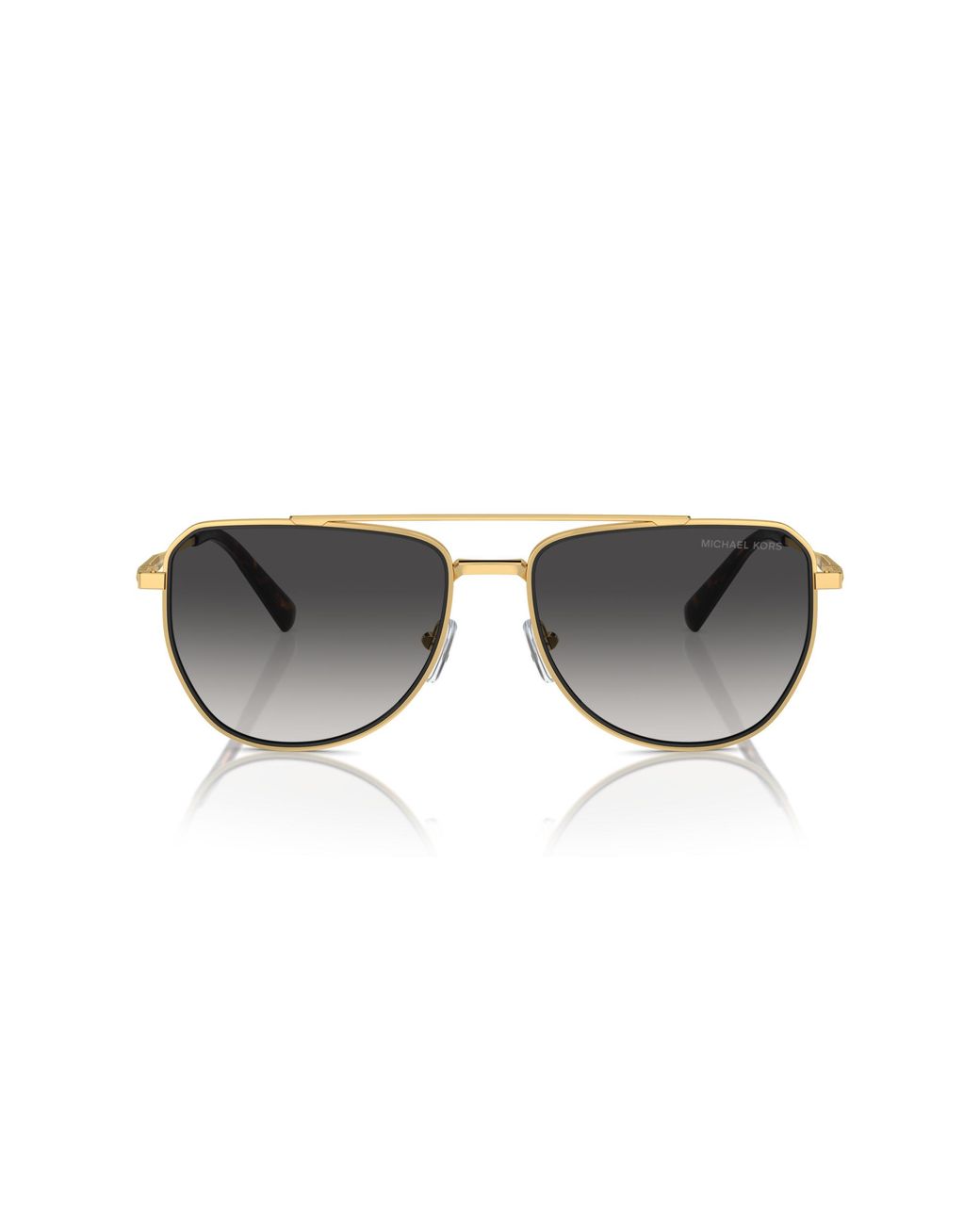 Michael Kors Black Mk1155 Whistler 18968G Sunglasses Metal Pilot Normal Shaded for men