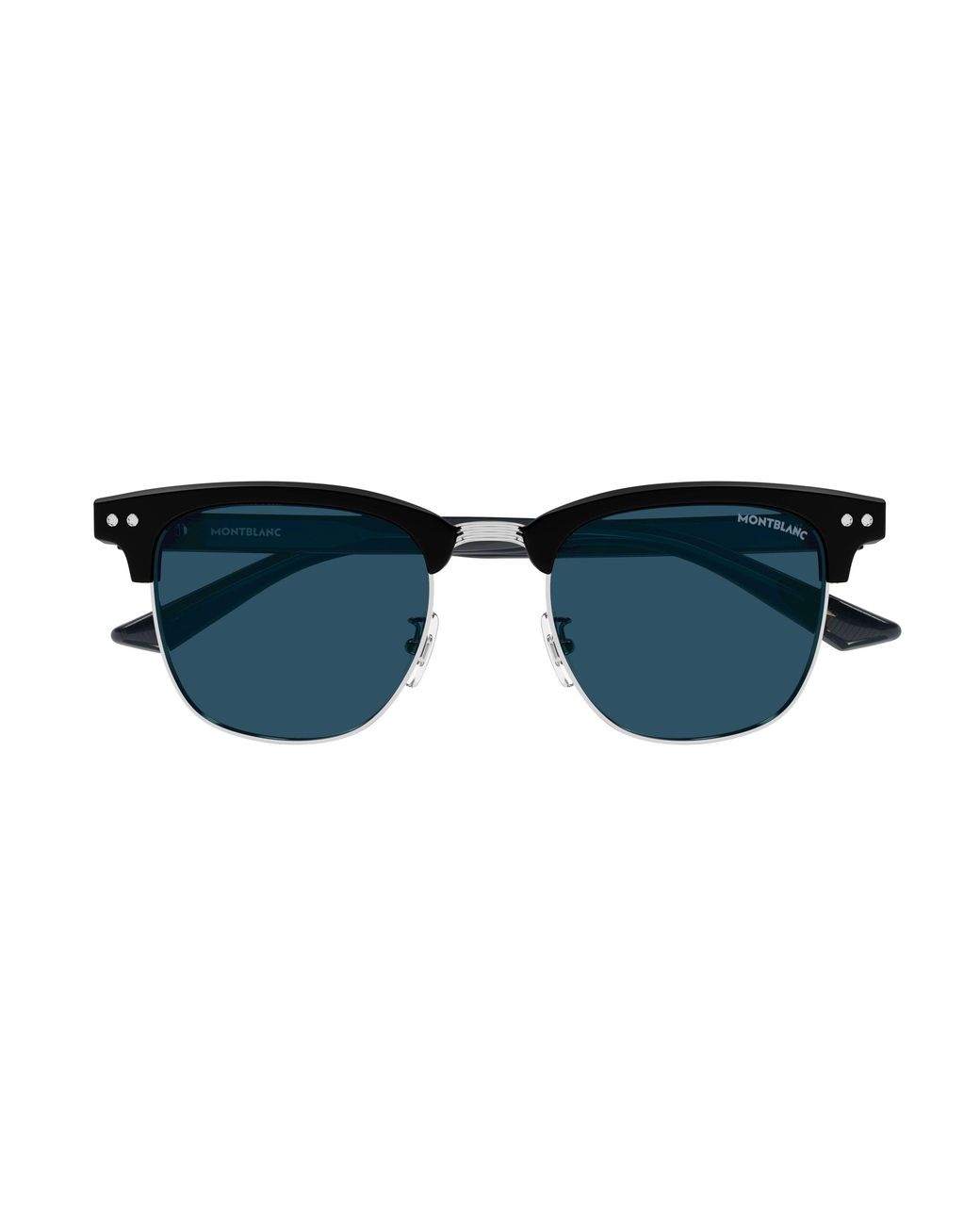Montblanc Black Mb0382S 002 Sunglasses Acetate Squared for men