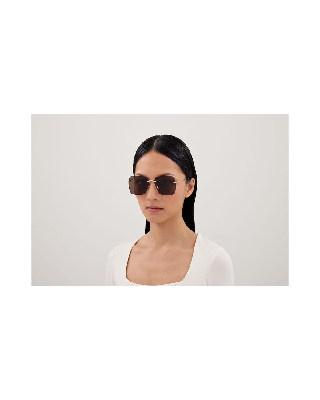 Gucci Black Gg1955Sa 002 Sunglasses Metal Squared