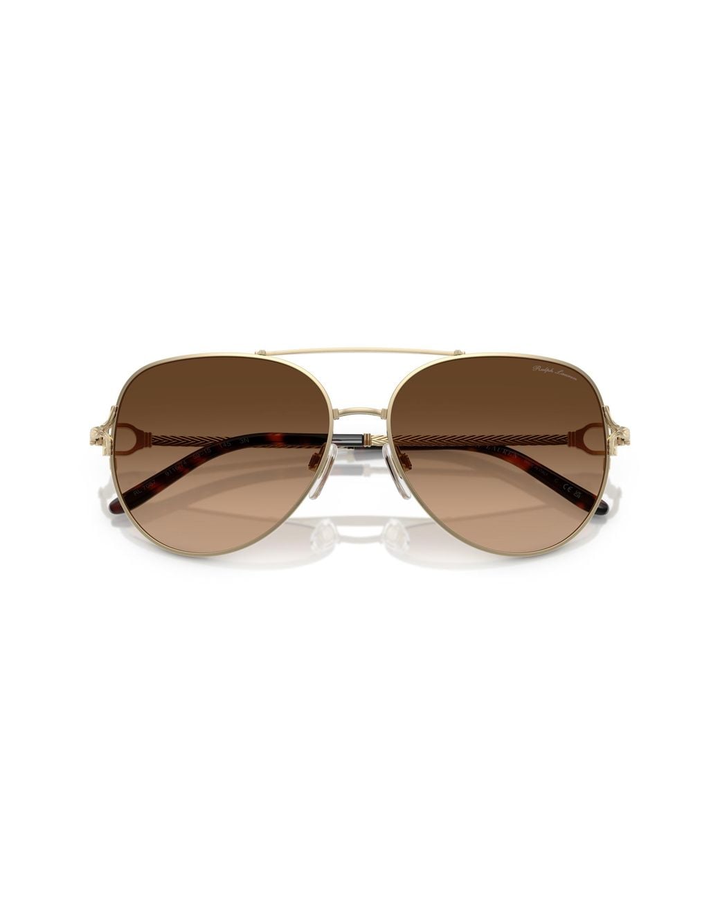 Ralph Lauren Black Rl7087 911674 Sunglasses Metal Pilot Normal Shaded
