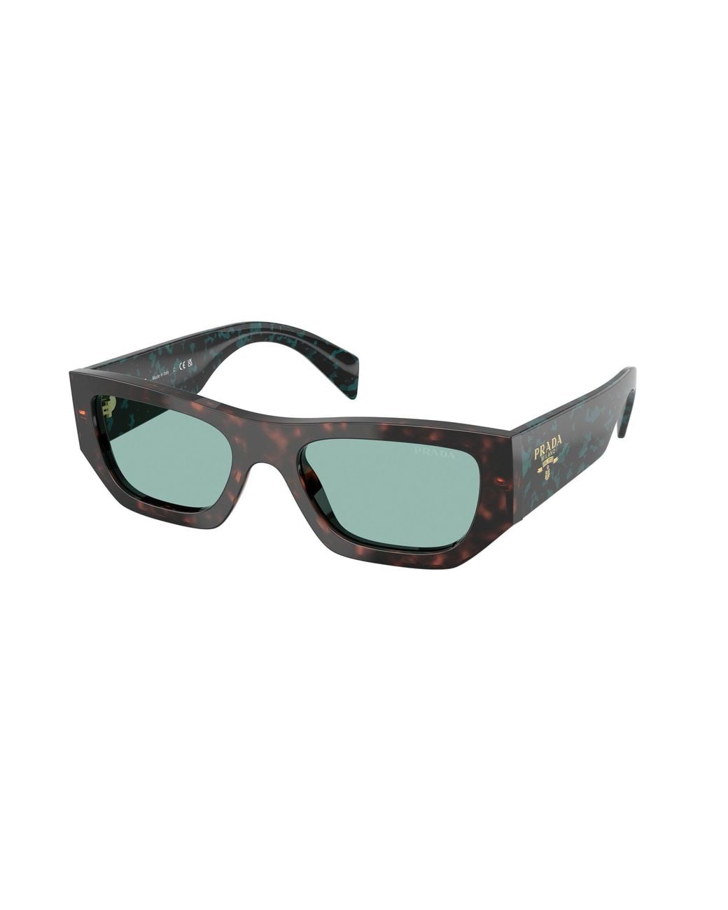 Prada Black Pr A01S 18Z40K Sunglasses Acetate Pillow Normal