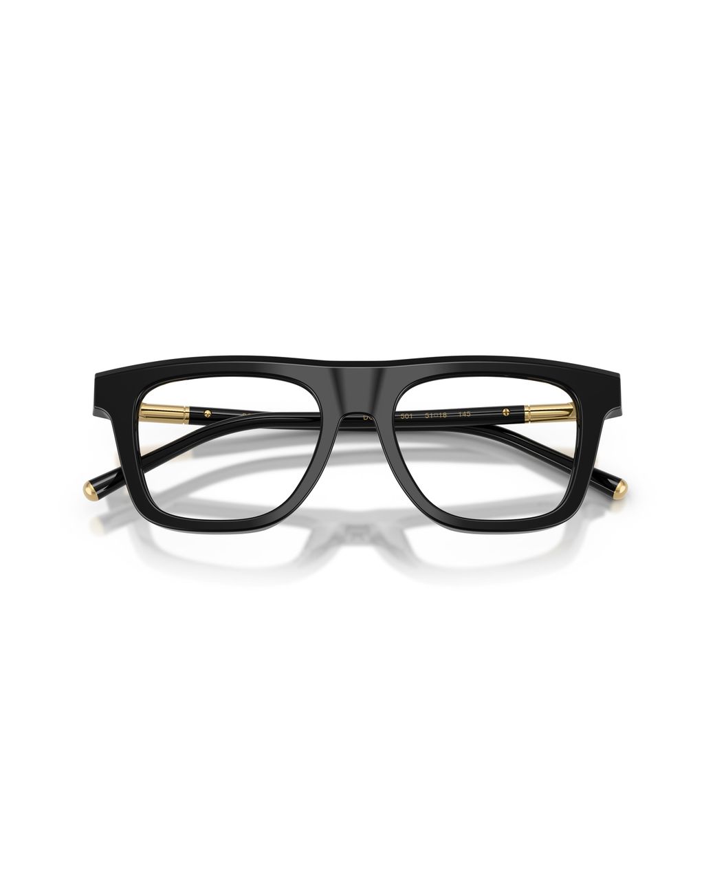 Dolce & Gabbana Black Dg3434 501 Optical Frames Acetate Squared Normal for men