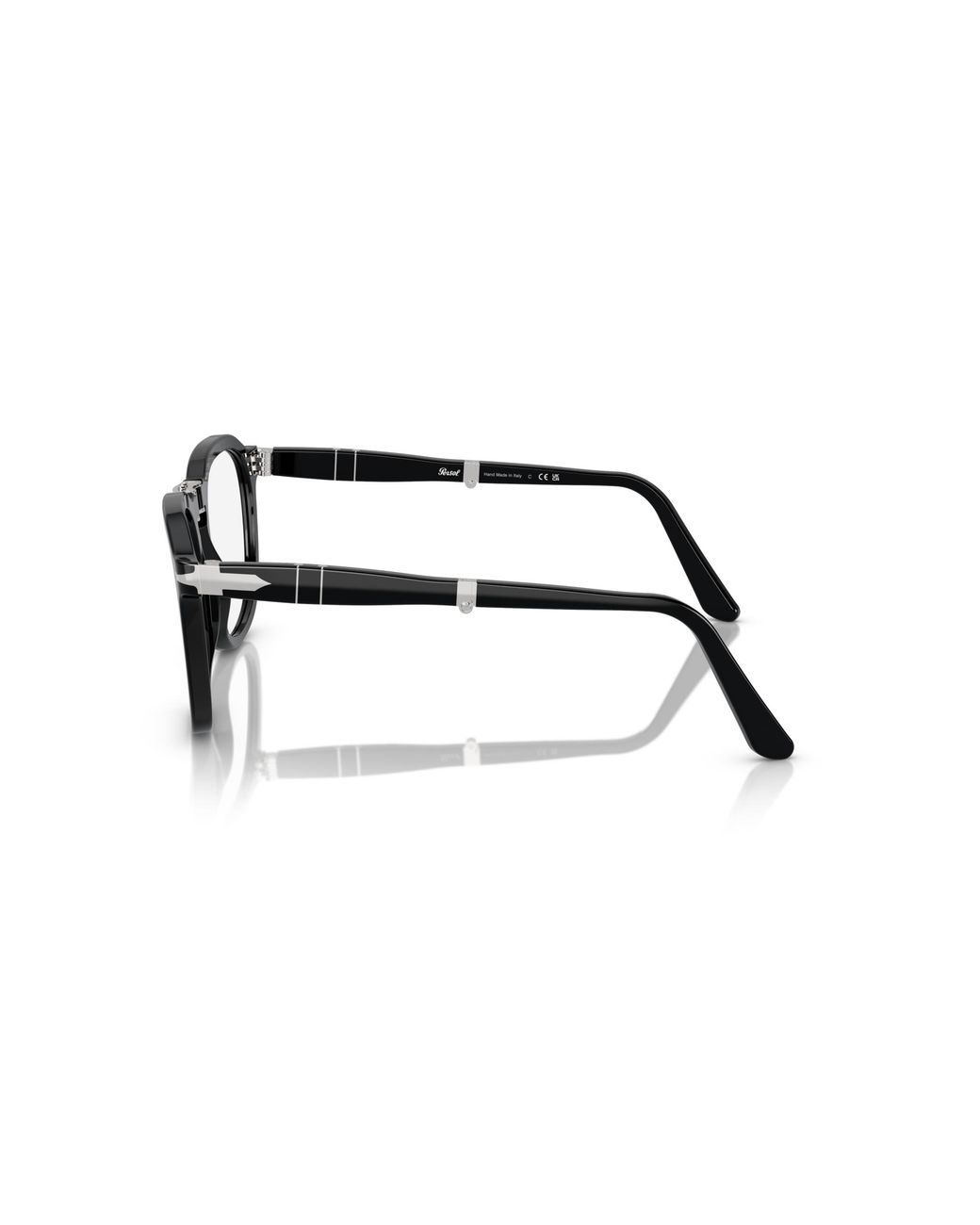 Persol Black Po3345V Rene' 95 Optical Frames Acetate Transparent Squared Normal