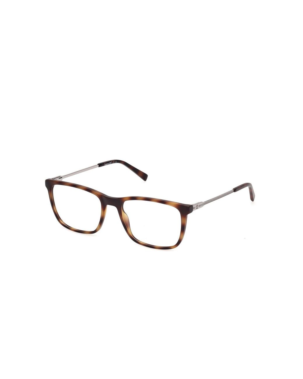 Timberland Black Tb50123 52 Optical Frames Injected Squared Normal for men