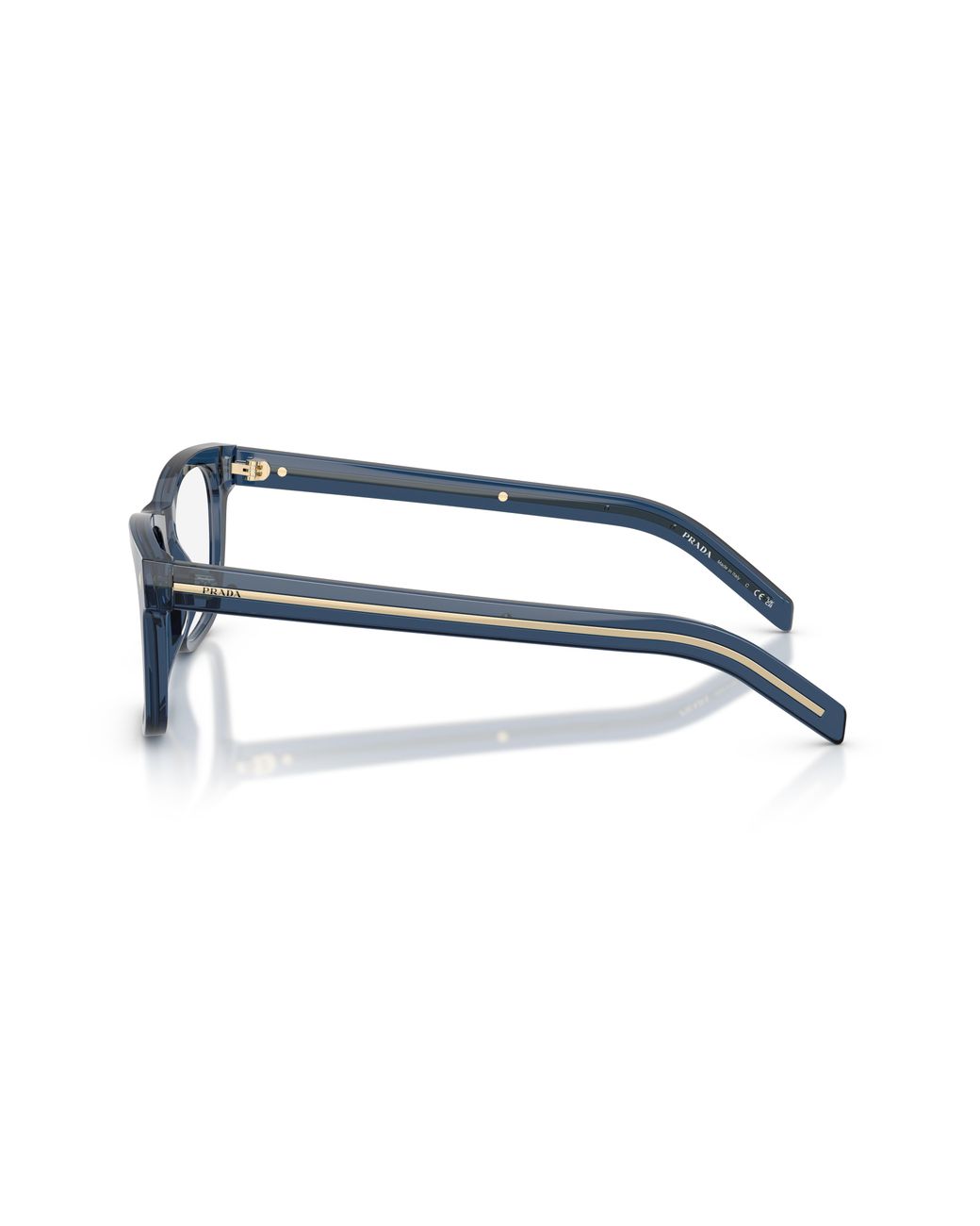 Prada Black Pr A13V 08Q1O1 Optical Frames Acetate Pillow Normal for men