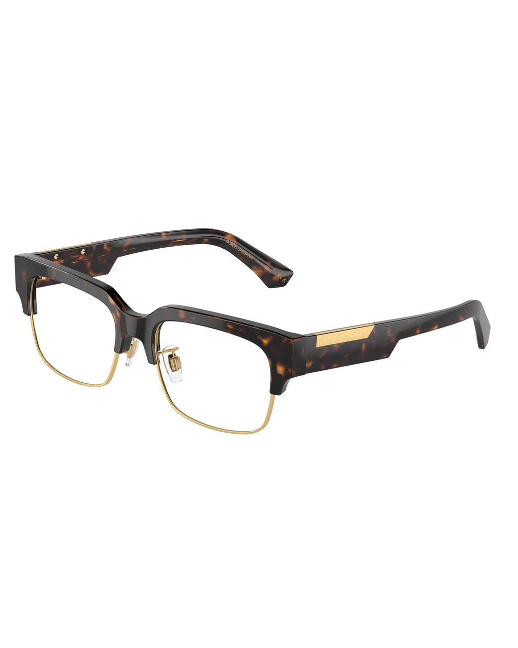 Dolce & Gabbana Black Dg3388 502 Optical Frames Acetate Transparent Squared Normal for men