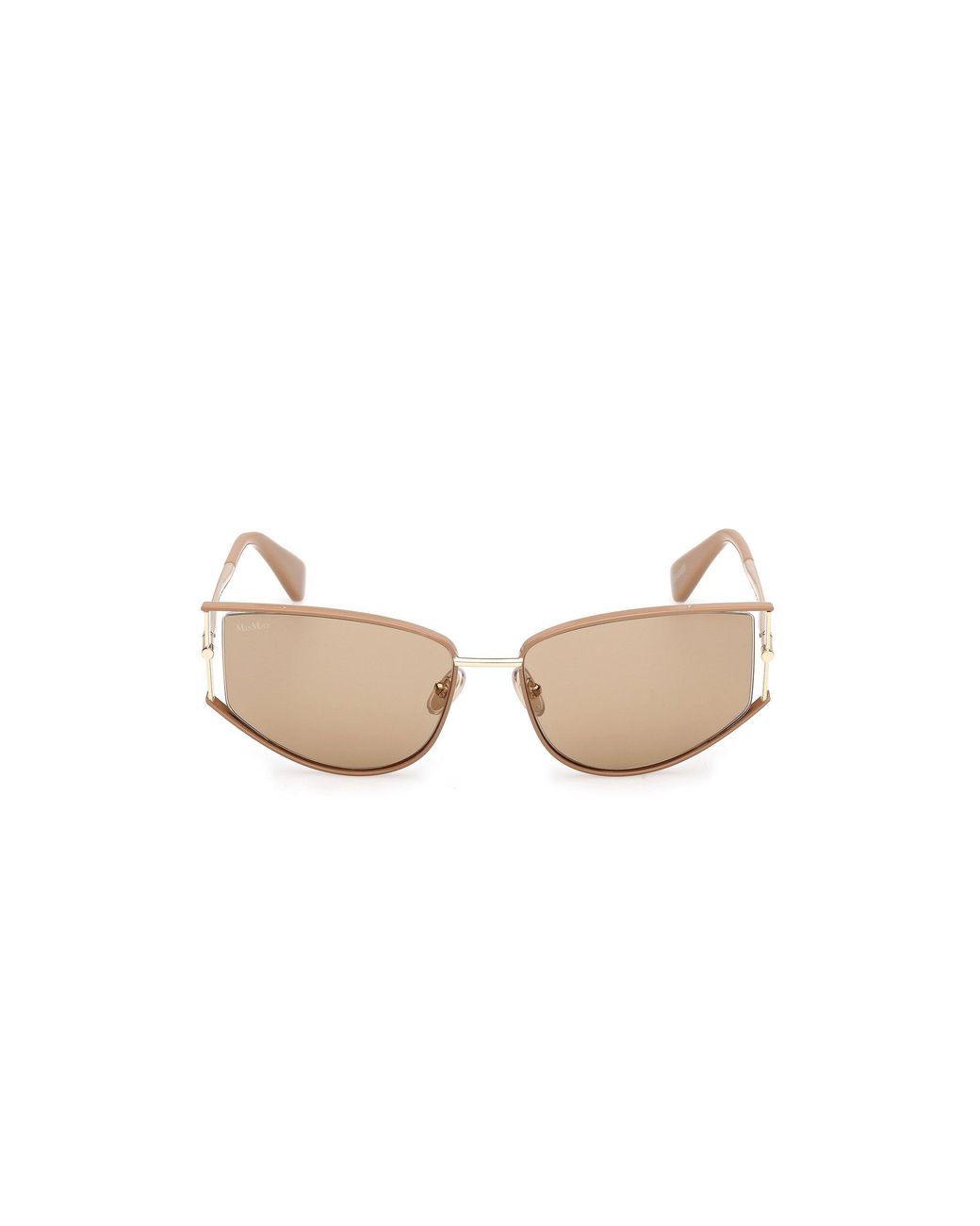 Max Mara Black Mm0141 Menton-3 45E Sunglasses Metal Cat Eye Normal