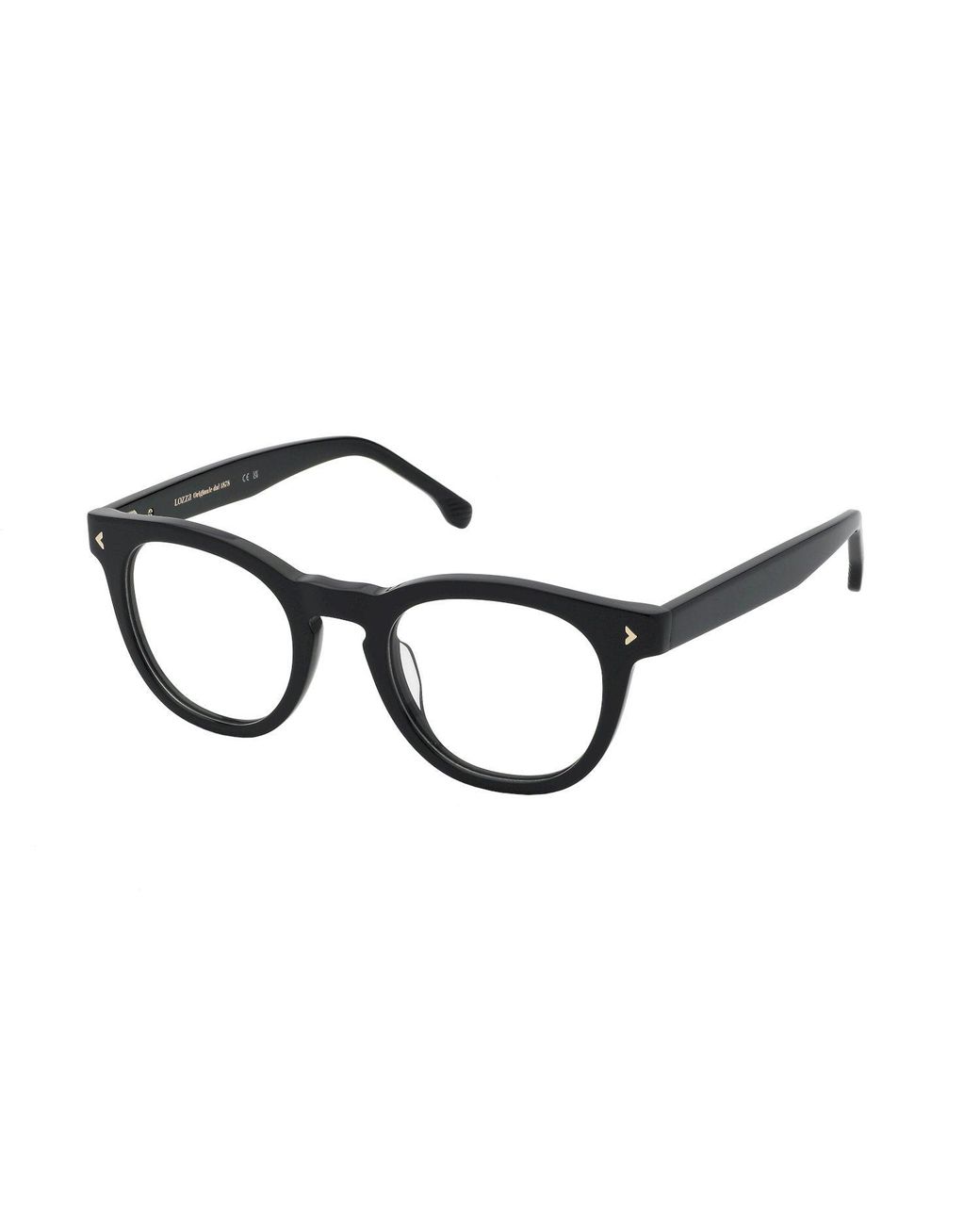 Lozza Black Vl4348 Ischia 2 700Y Optical Frames Acetate Pantos for men