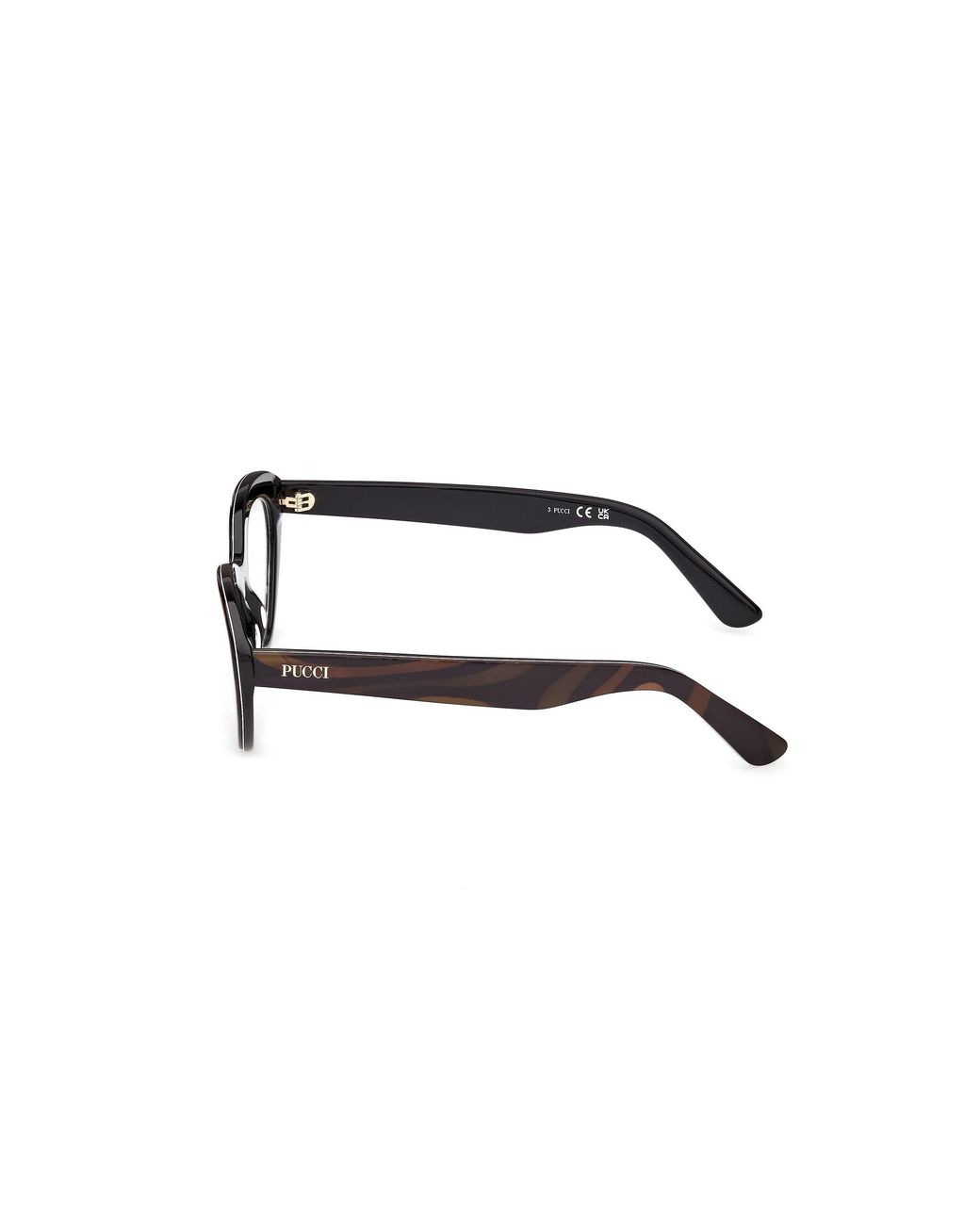 Emilio Pucci Black Ep5287 99 Optical Frames Cat Eye Normal