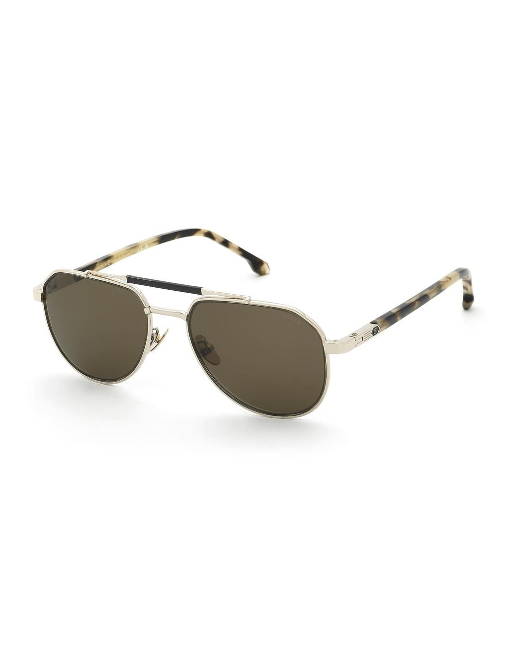 Lozza Black Sl2448 594 Sunglasses Metal Pilot Normal for men