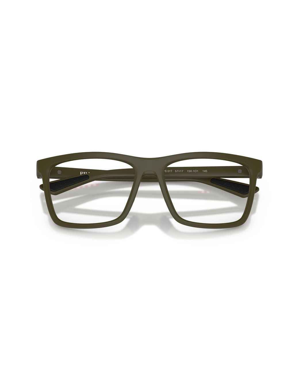 Prada Linea Rossa Black Ps 01Tv 15X1O1 Optical Frames Injected Transparent Pillow Normal for men