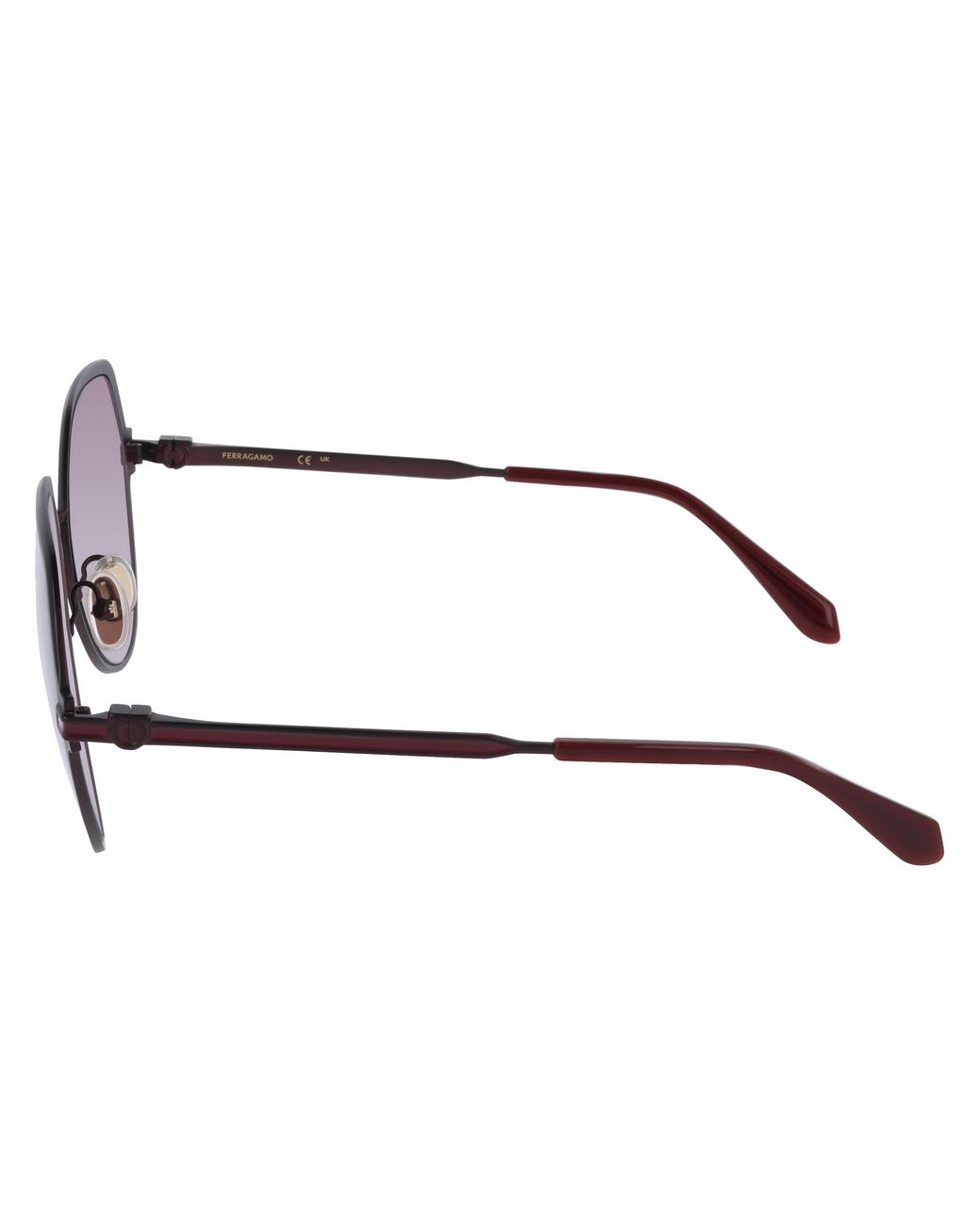 Ferragamo Black Sf325S 602 Sunglasses Metal Normal