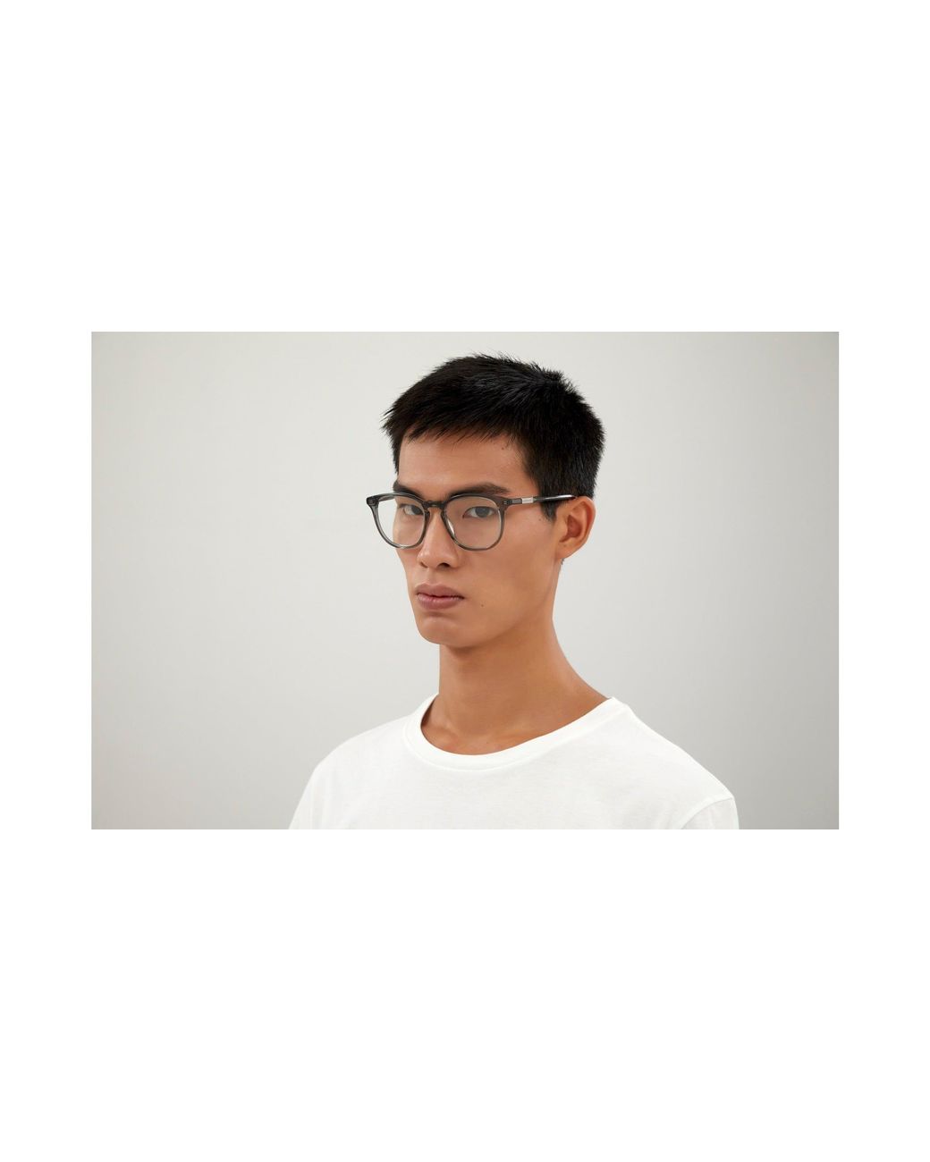 Gucci Black Gg1157O 005 Optical Frames Acetate Round for men