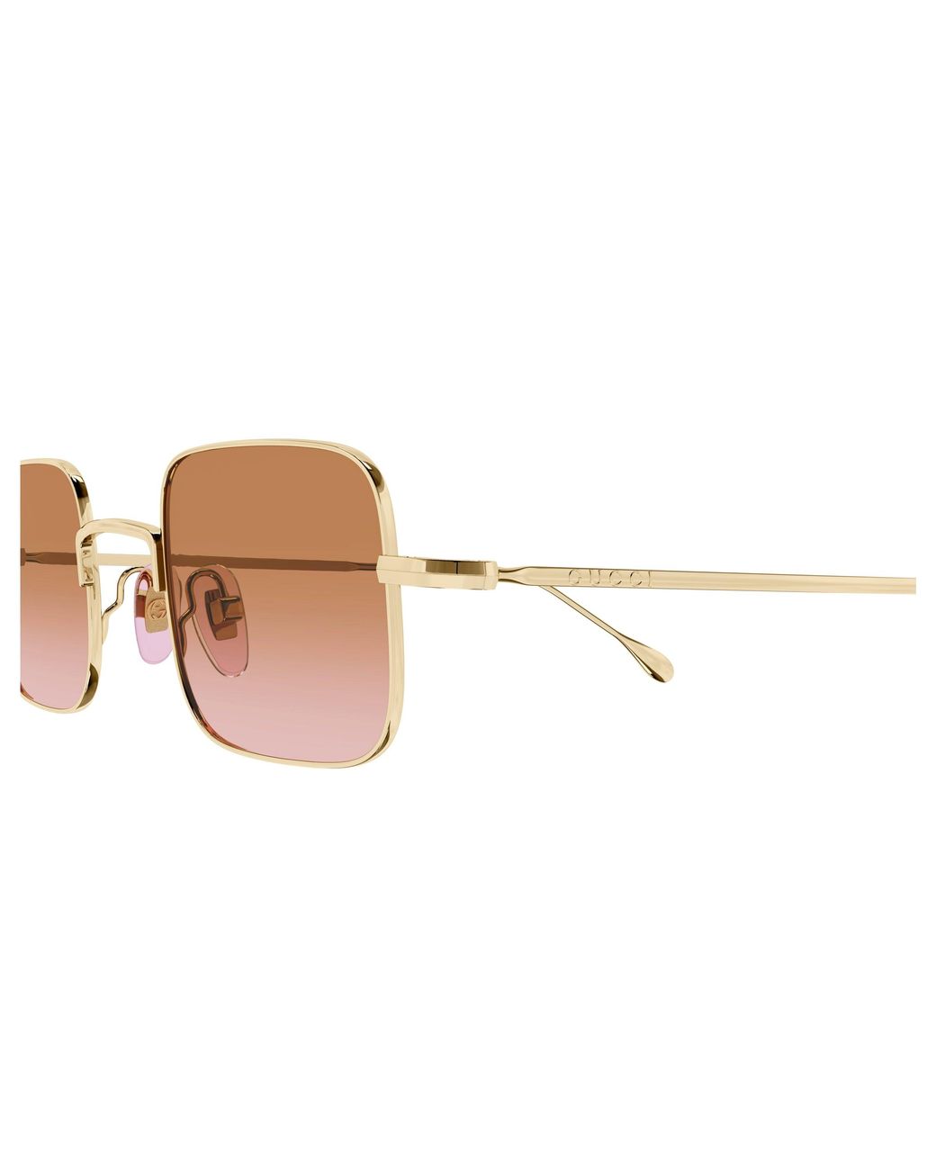 Gucci Black Gg1813S 011 Sunglasses Metal Squared