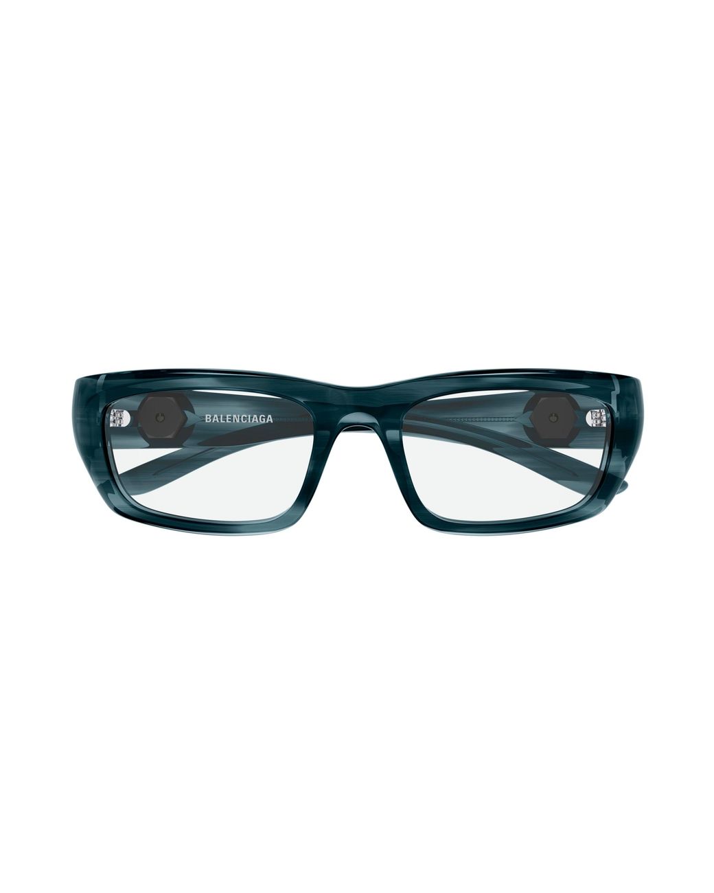 Balenciaga Black Bb0411O 003 Optical Frames Acetate Transparent Squared