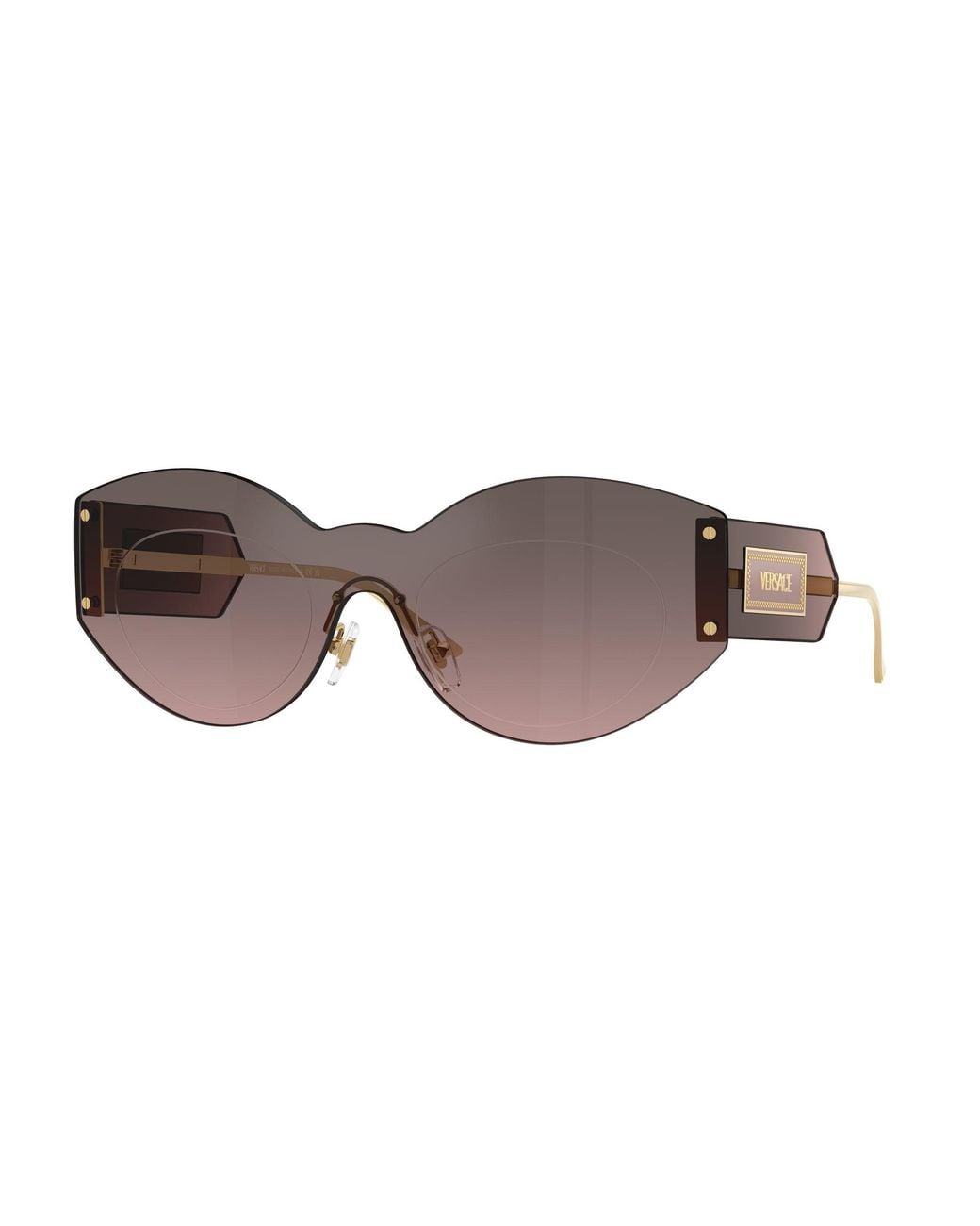 Versace Black Ve2276 100258 Sunglasses Metal Geometric Normal