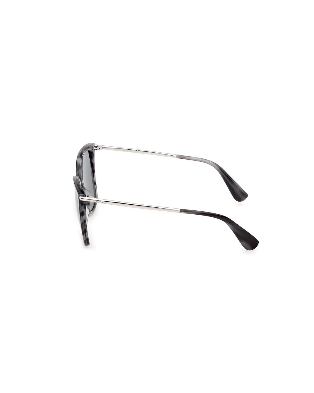 Max Mara Black Mm0202 64A Sunglasses Smoke Squared Normal