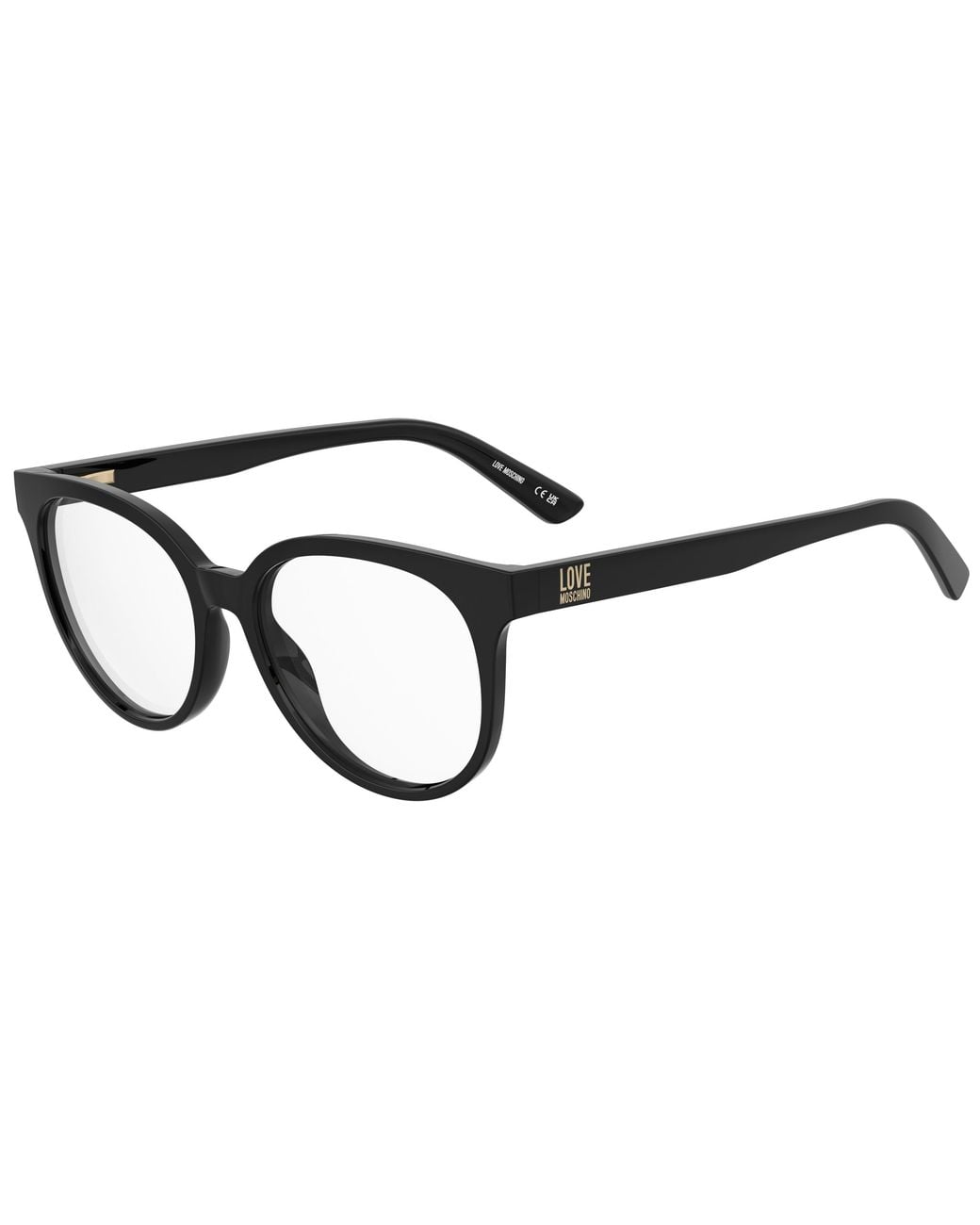 Moschino Black Mol658 807 Optical Frames Acetate Squared Normal