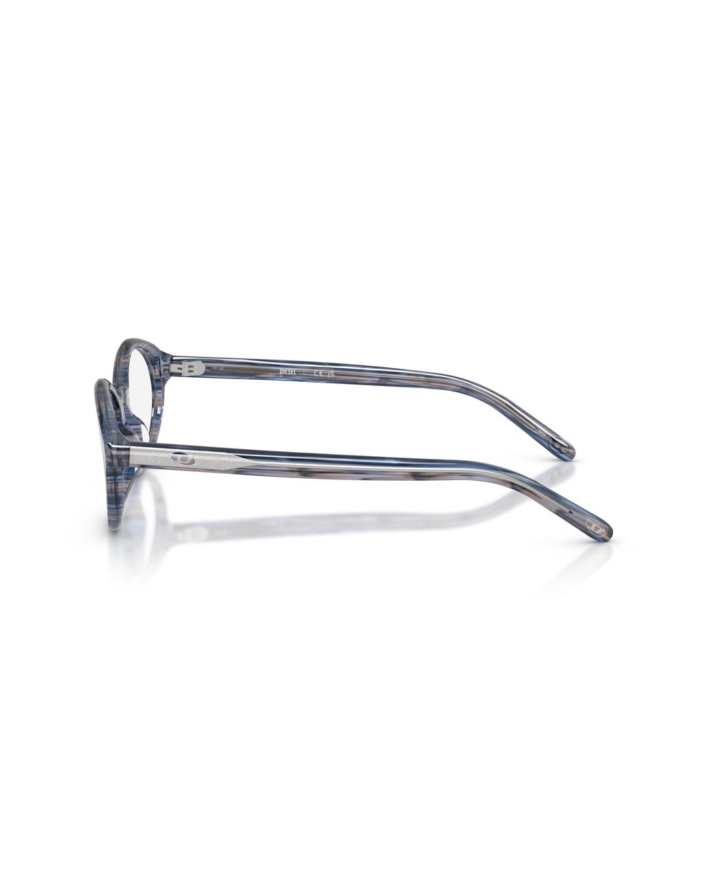 DIESEL Black Dl4015U 2037 Optical Frames Acetate Transparent Round Normal