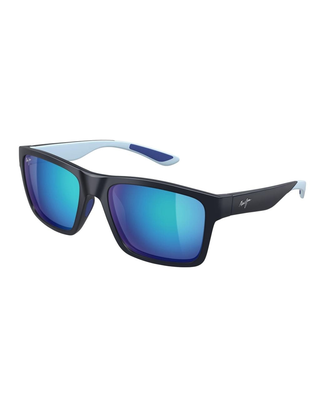 Maui Jim Black Mj0897S 002 Occhiali Da Sole Iniettato Squadrata
