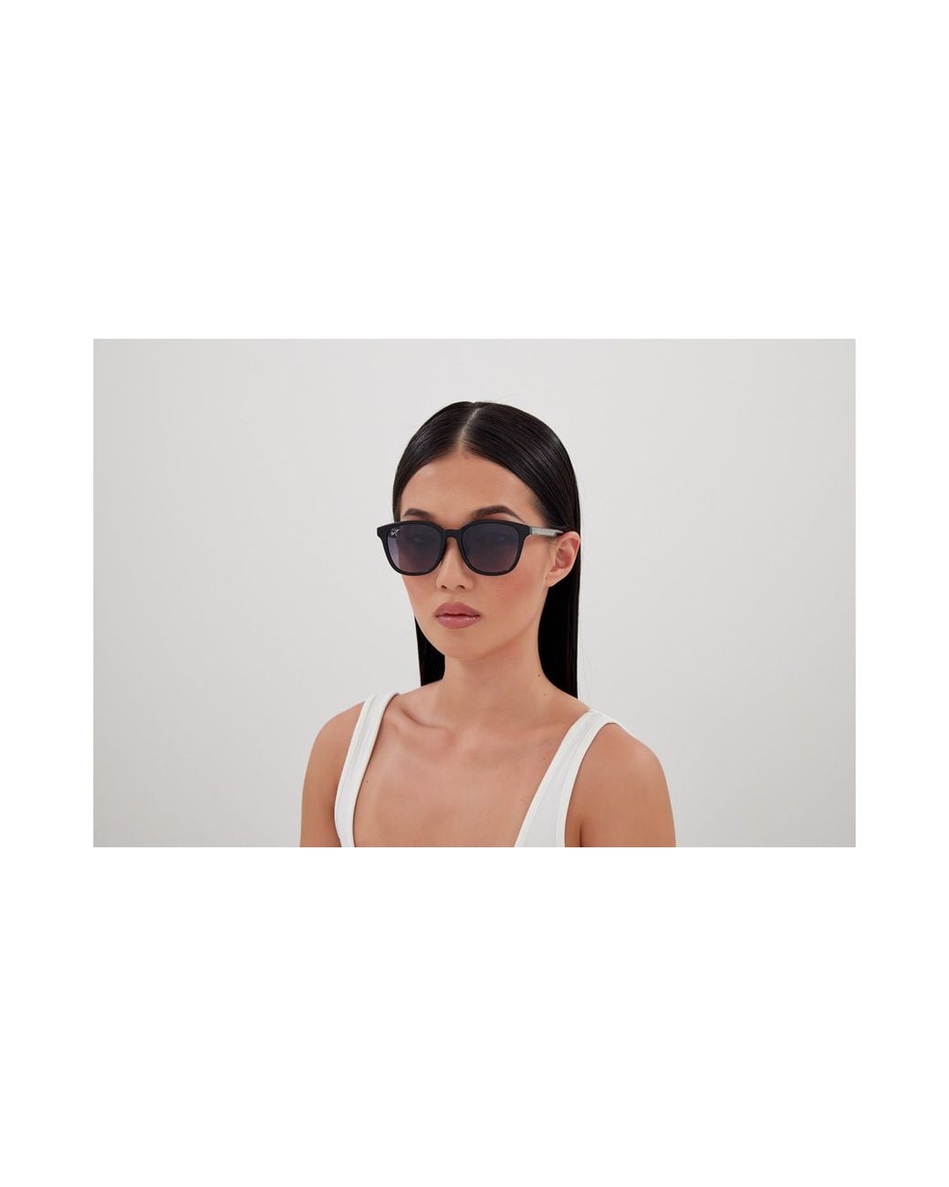 Maui Jim Black Mj0647Sa 001 Occhiali Da Sole Bio-Iniettato Grigio Rotonda