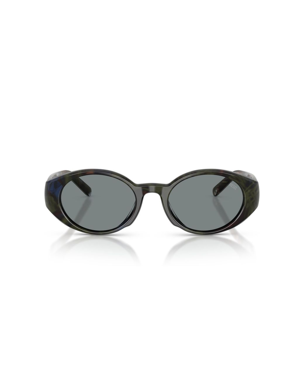DIESEL Black Dl2008U 2042/1 Sunglasses Acetate Round Normal