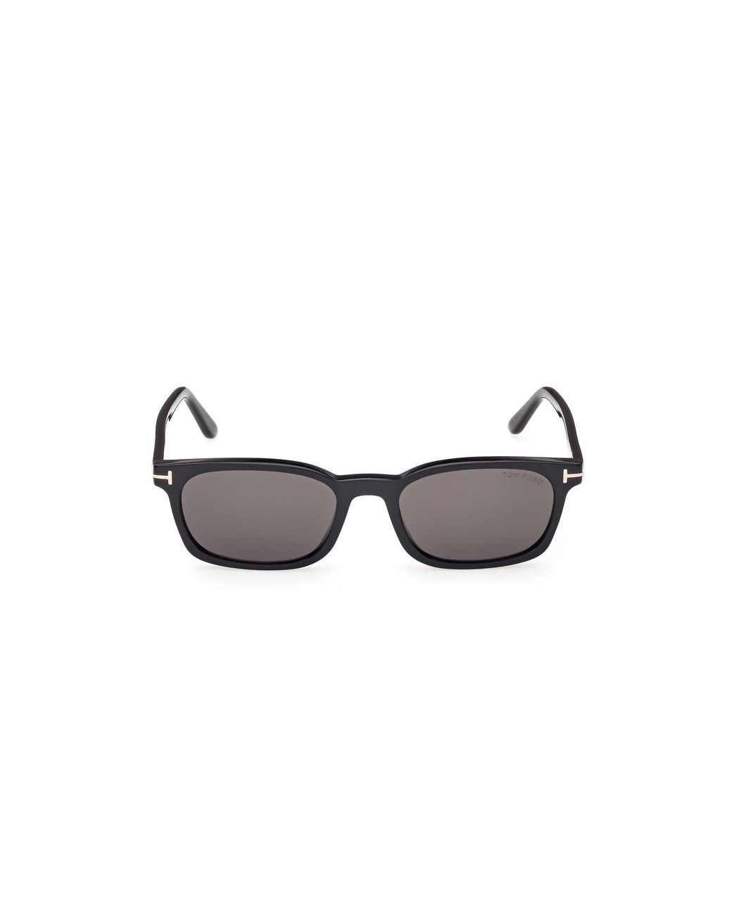 Tom Ford Black Ft1300 Miles-02 01A Sunglasses Acetate Smoke Squared Normal for men