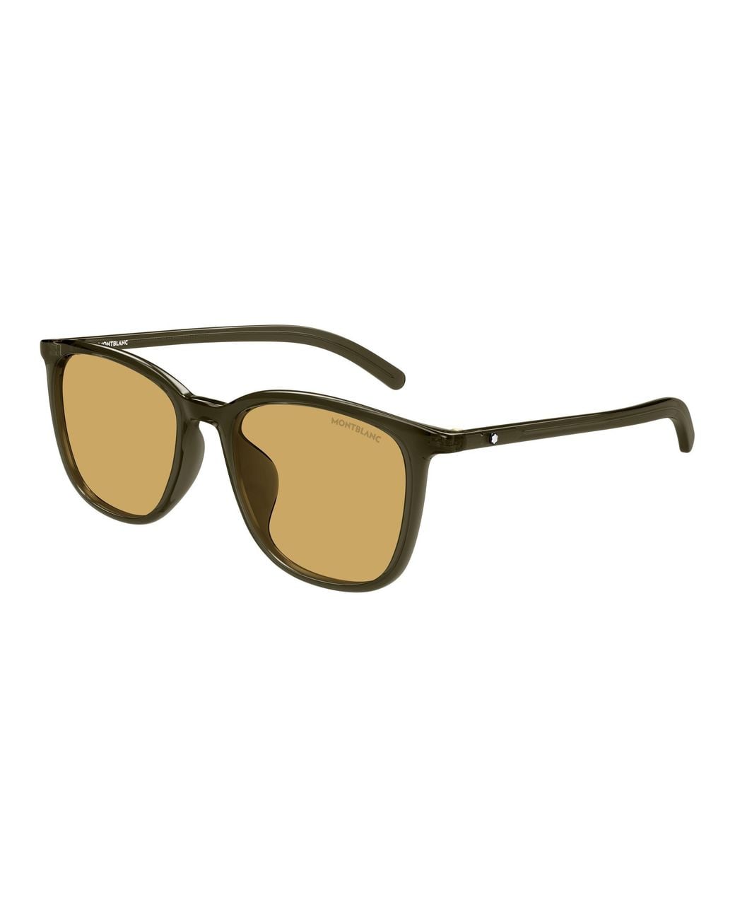 Montblanc Black Mb0487Sa 004 Sunglasses Squared for men