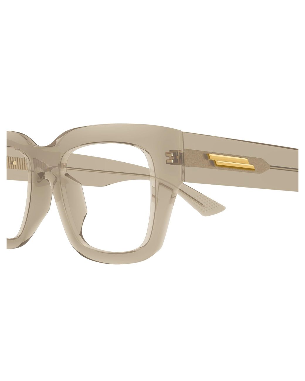 Bottega Veneta Black Bv1361O 008 Optical Frames Acetate Transparent Squared for men