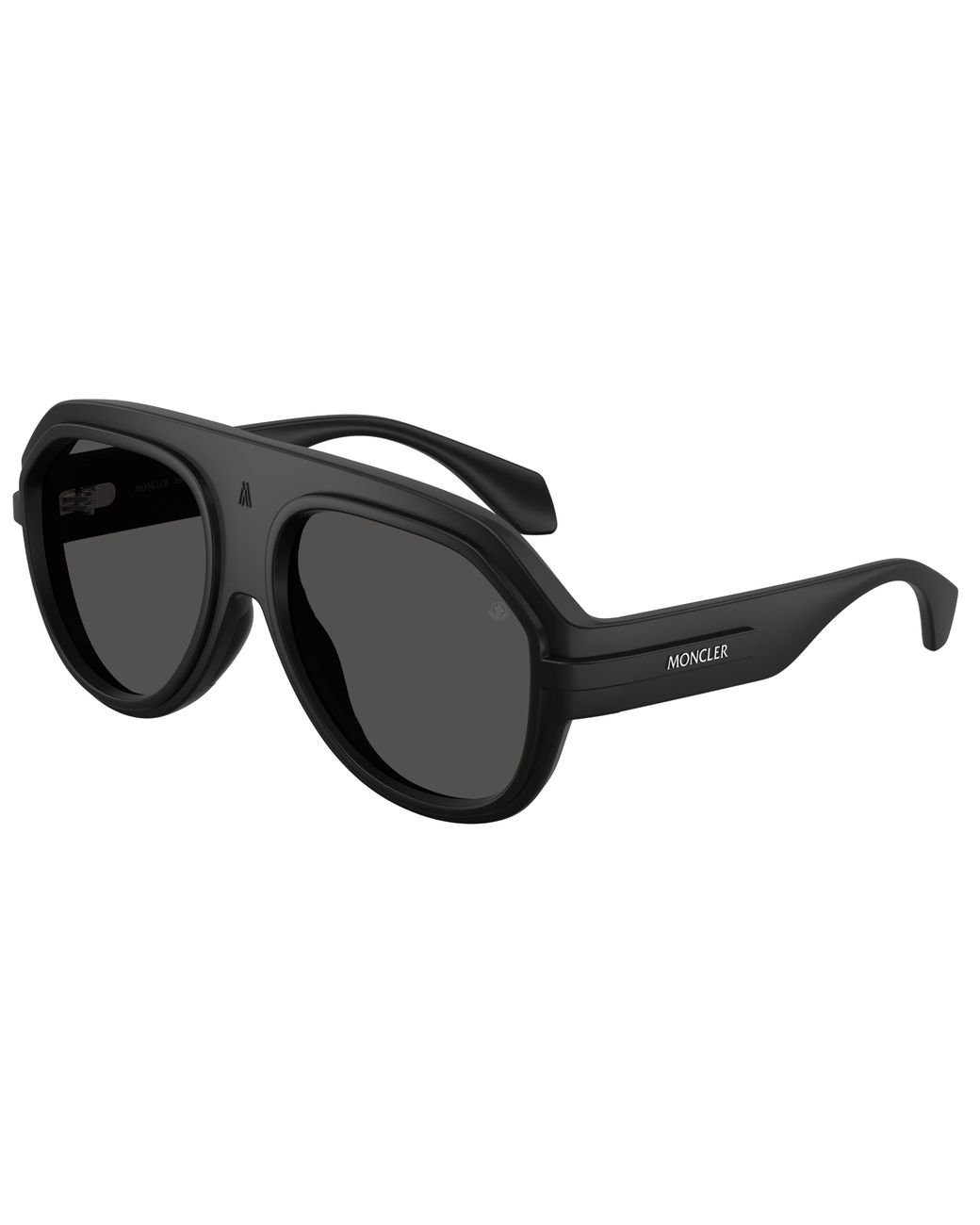 Moncler Black Me8012U Fynder 500687 Sunglasses Injected Pilot Normal