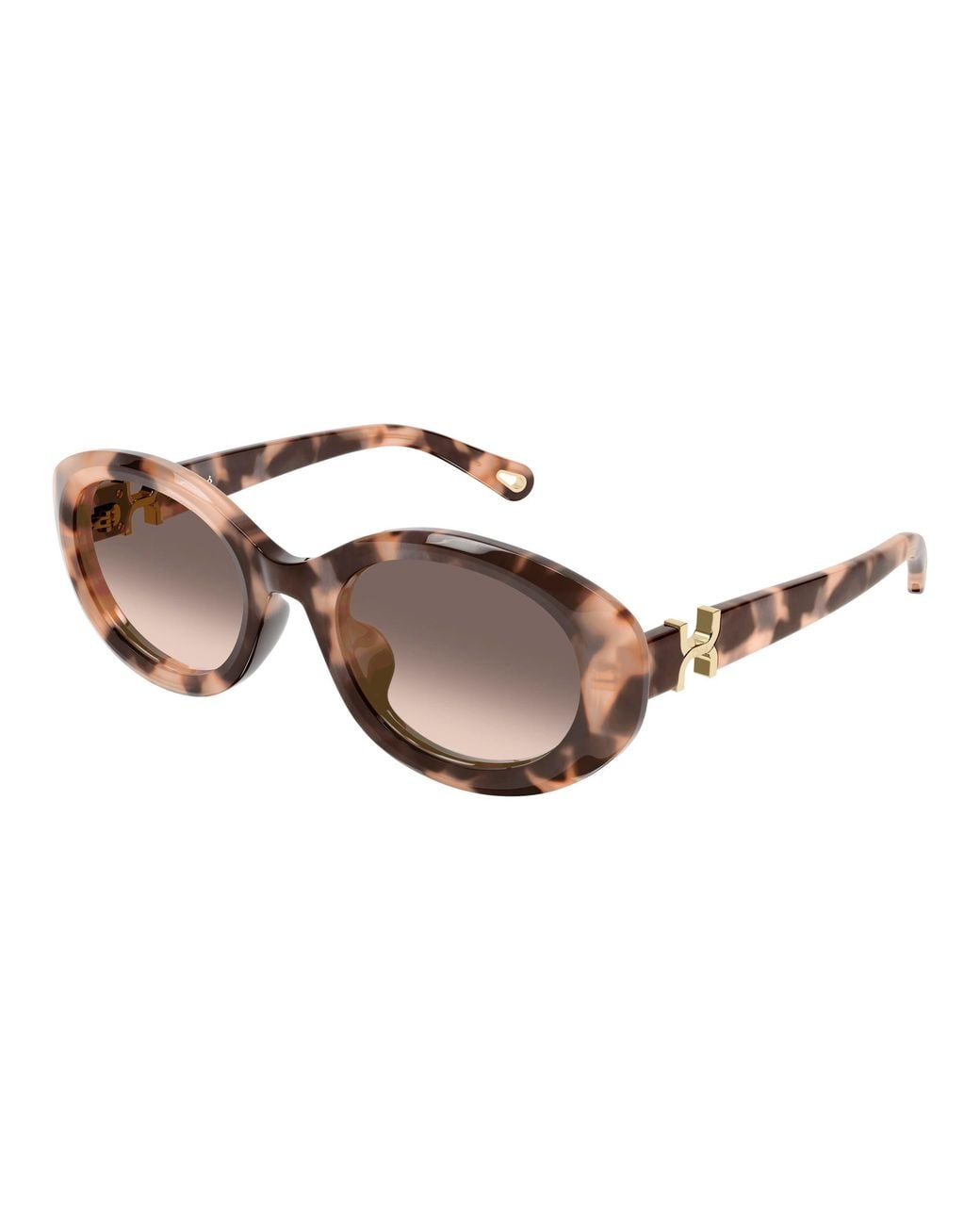 Chloé Black Ch0323Sk 006 Sunglasses Acetate Round Nuanced