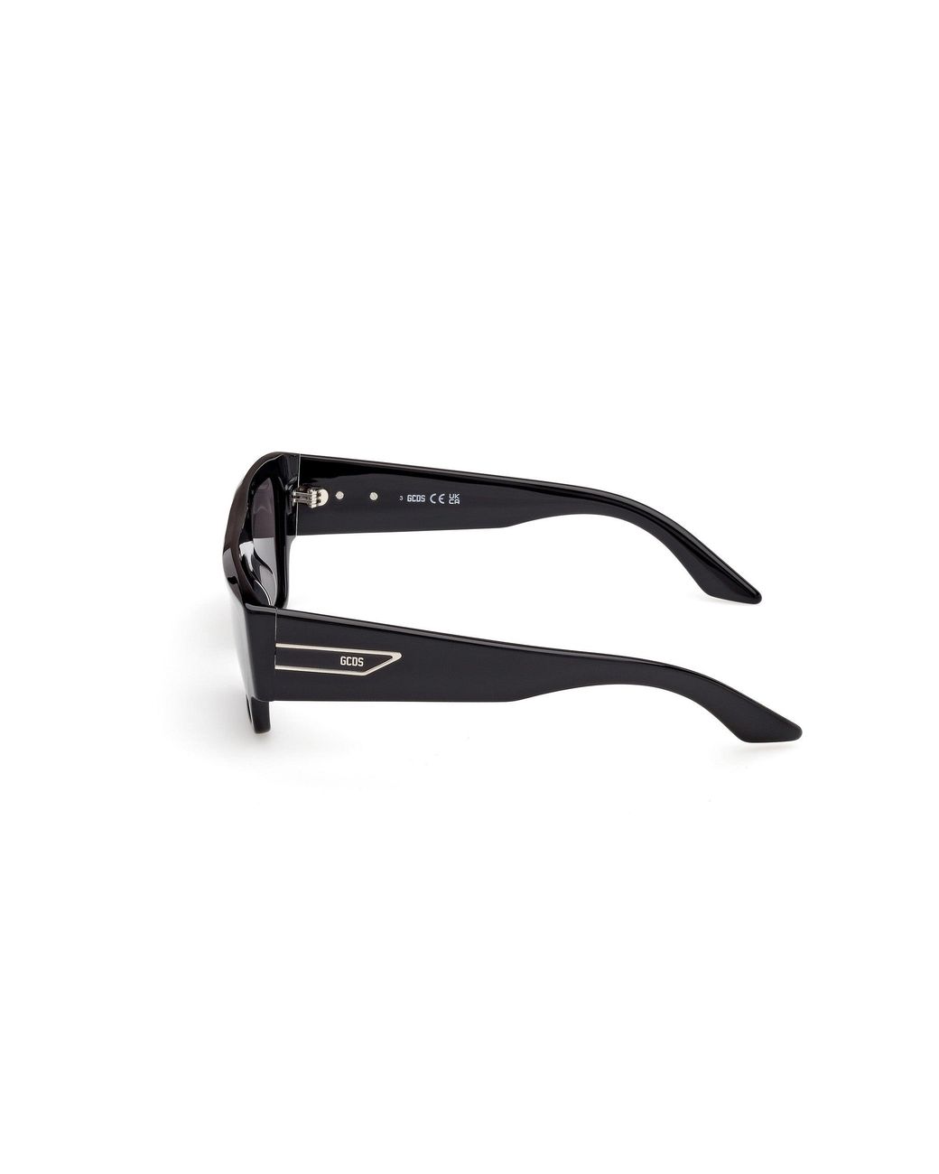 Gcds Black Gd0064 01A Sunglasses Acetate Smoke Geometric Normal